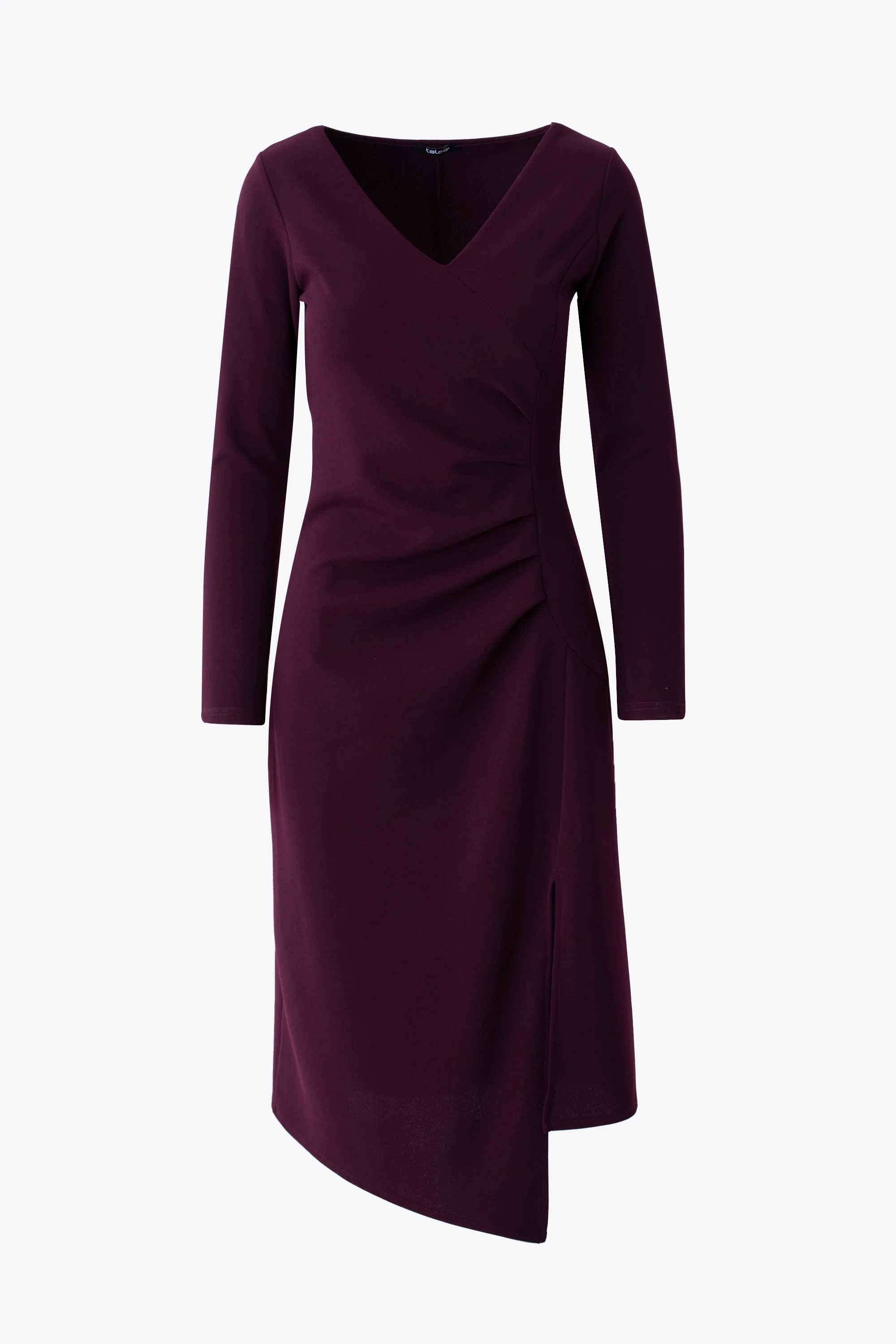 Abito midi con drappeggio in scuba crepe - FW26 - Image 6
