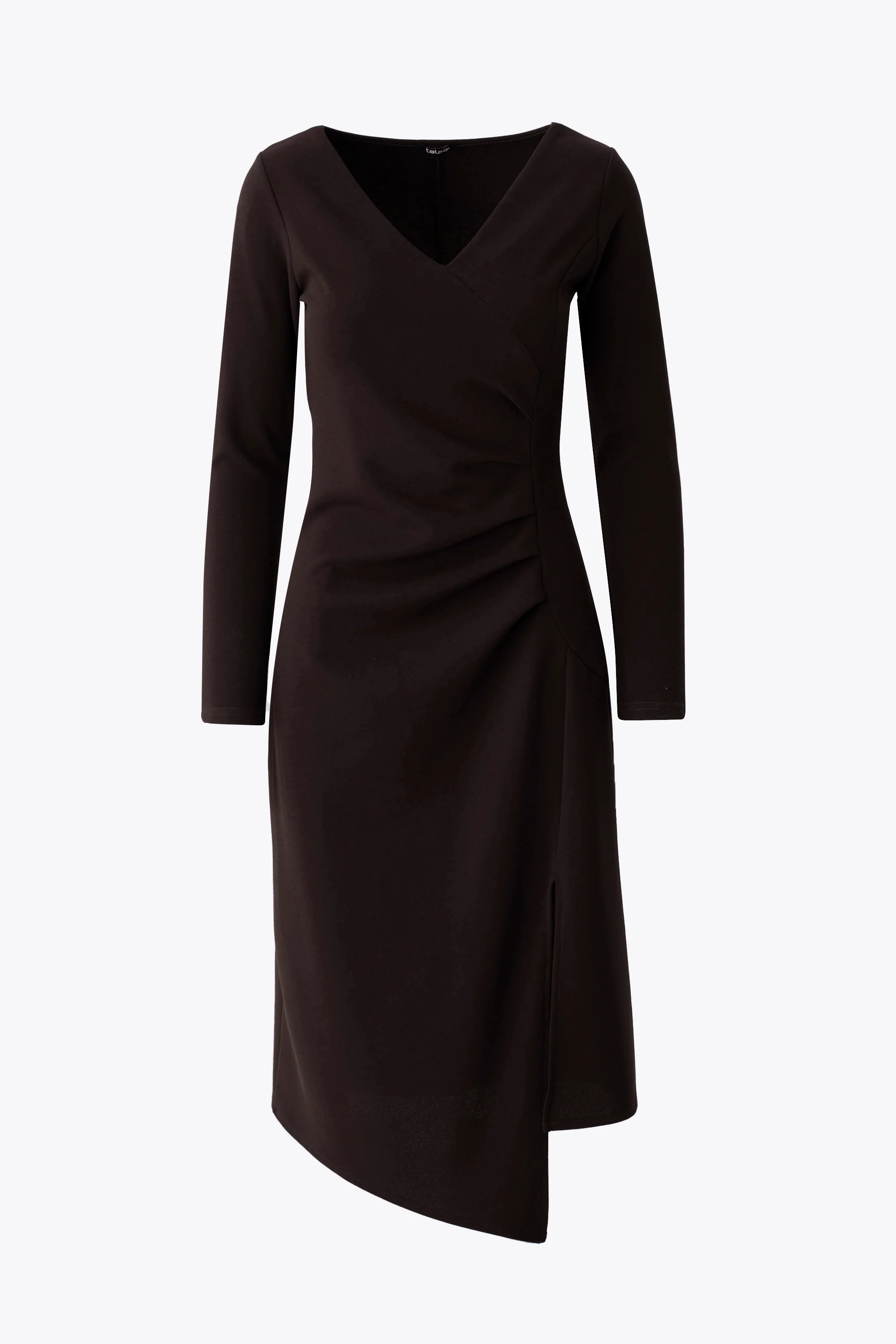 Abito midi con drappeggio in scuba crepe - FW26 - Image 7