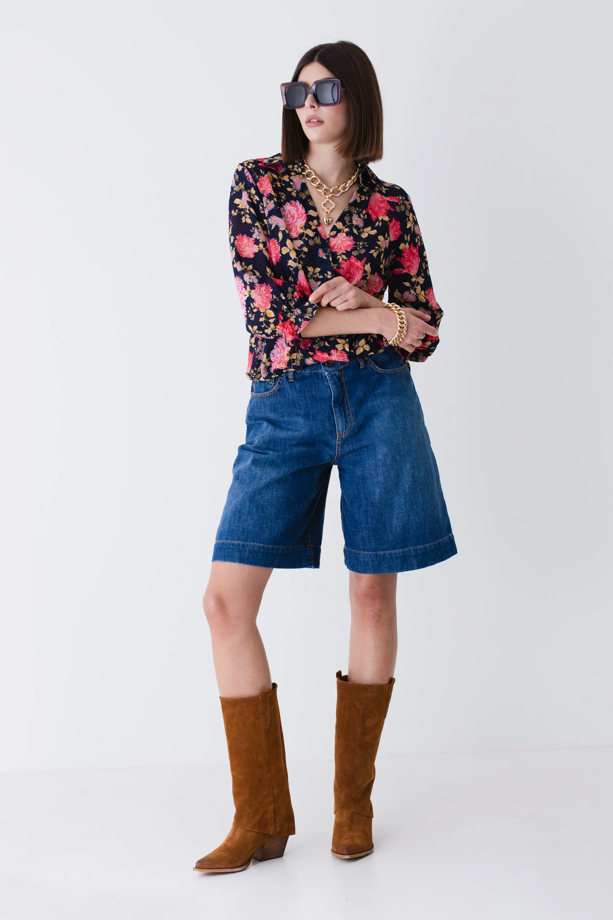 Bermuda in jeans di cotone - PE25