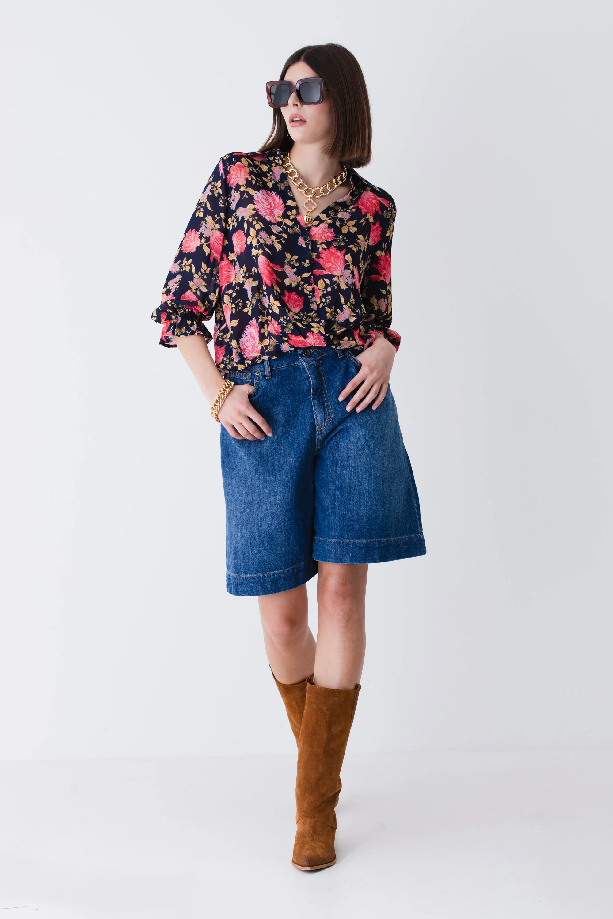 Bermuda in jeans di cotone - PE25 - Image 3
