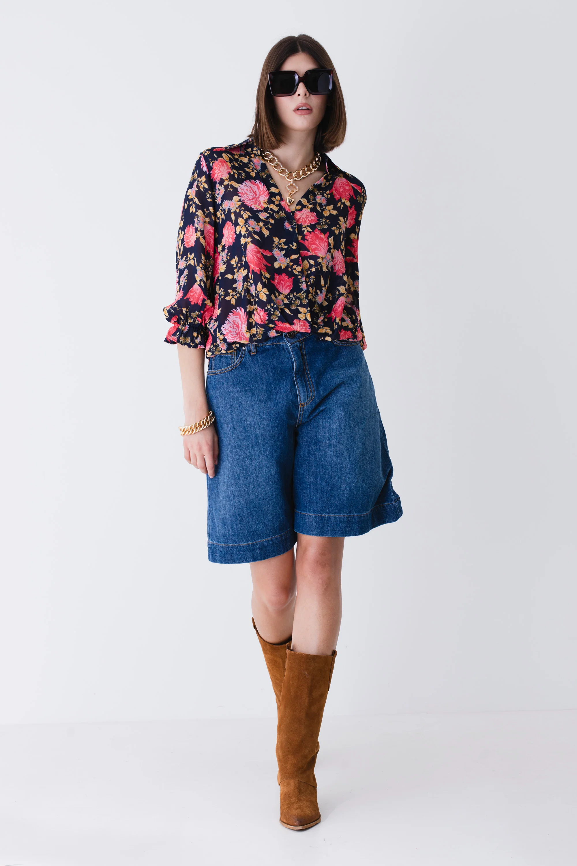 Bermuda in jeans di cotone - PE25 - Image 4