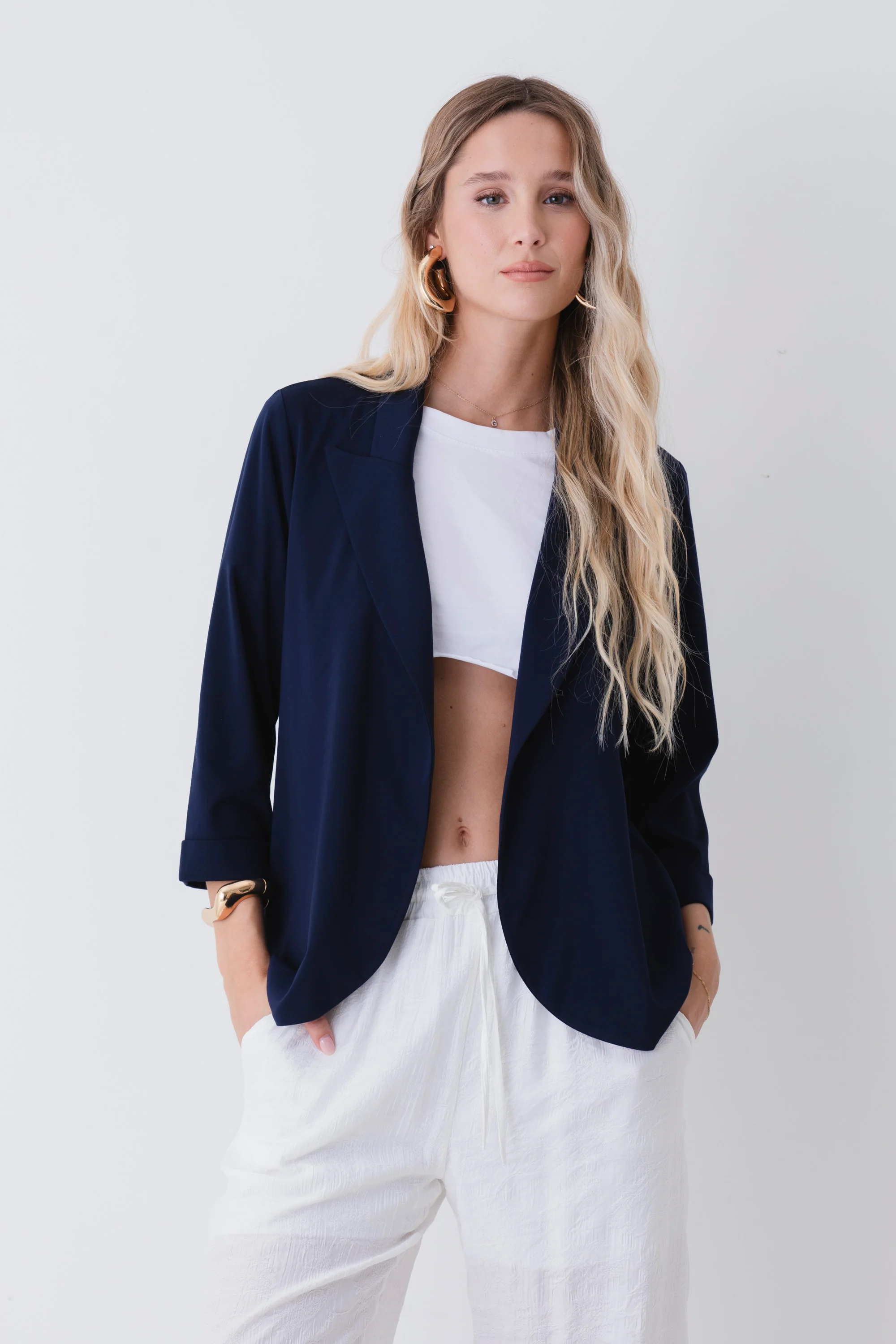 Blazer destrutturato in jersey - PE26