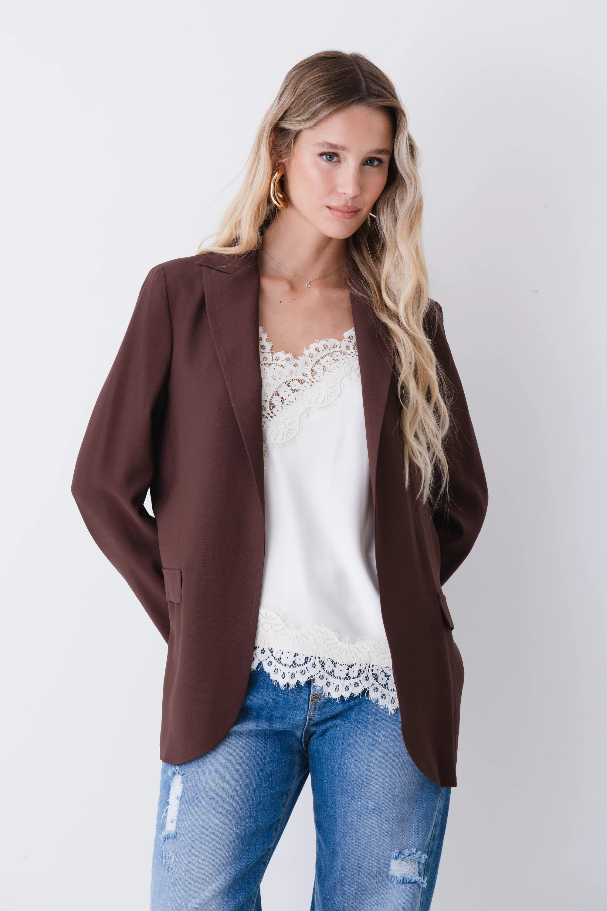 Blazer destrutturato in viscosa - PE26 - Image 2