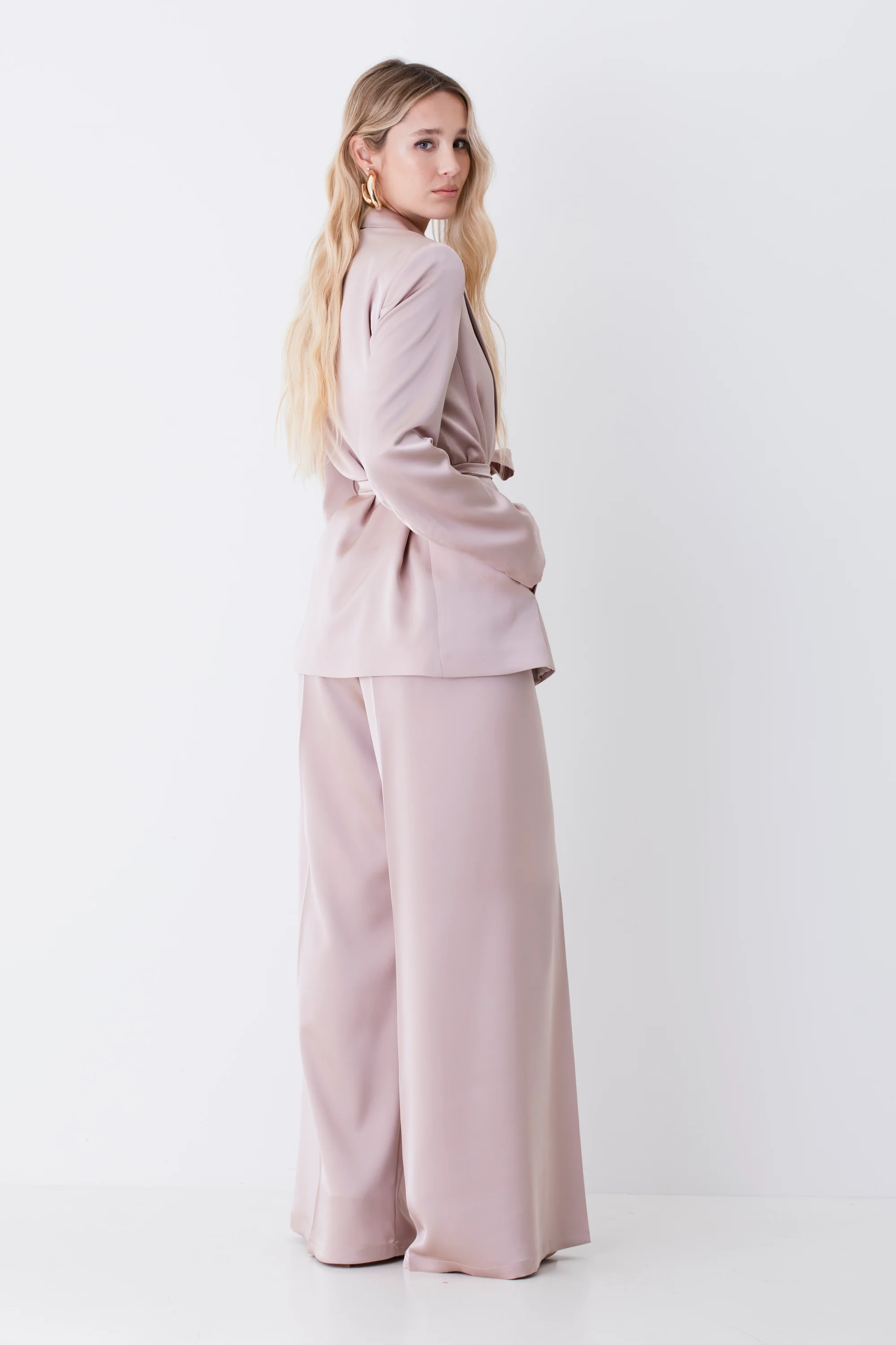 Blazer in raso con cintura - PE26 - Image 7