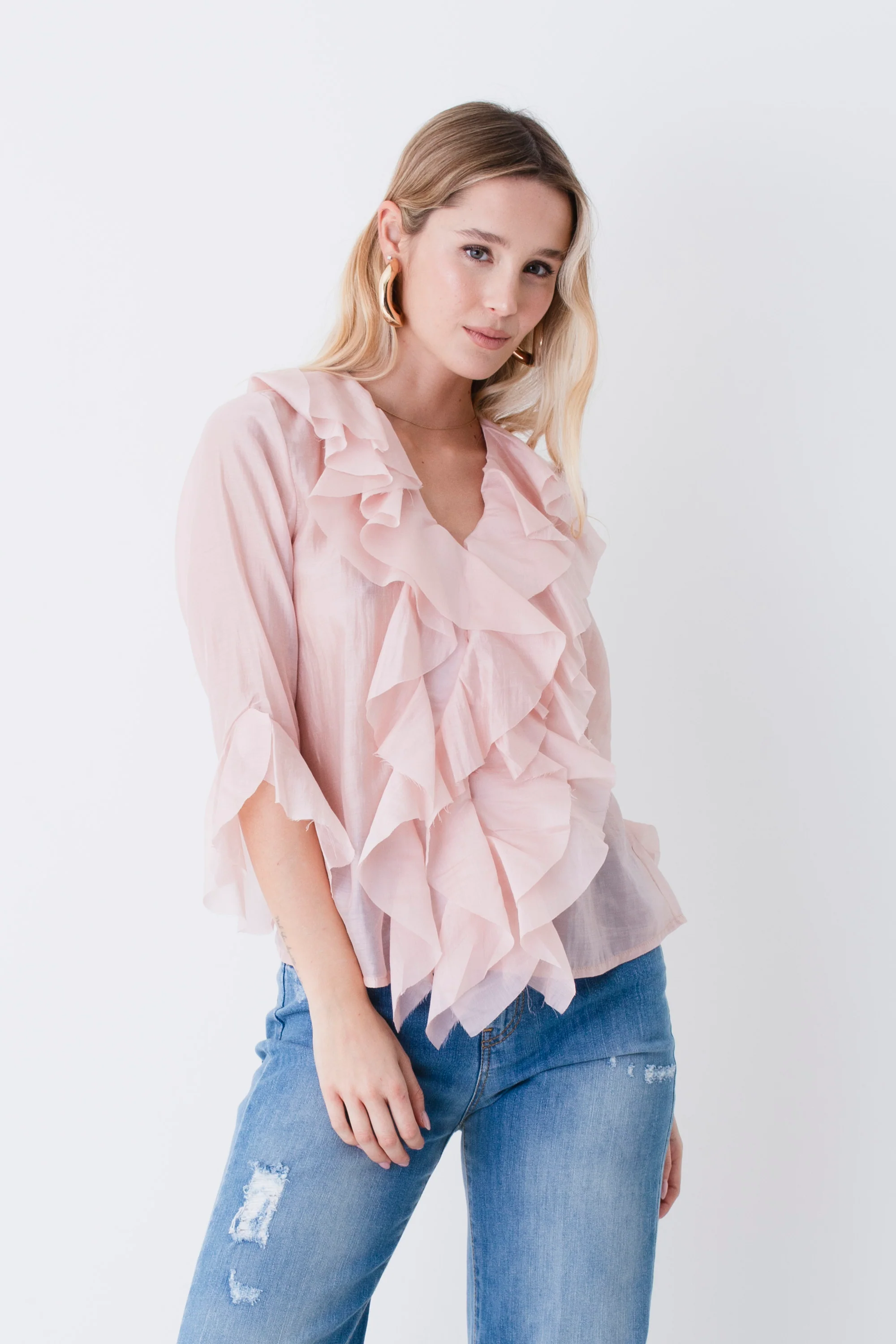 Blusa con rouches - PE26