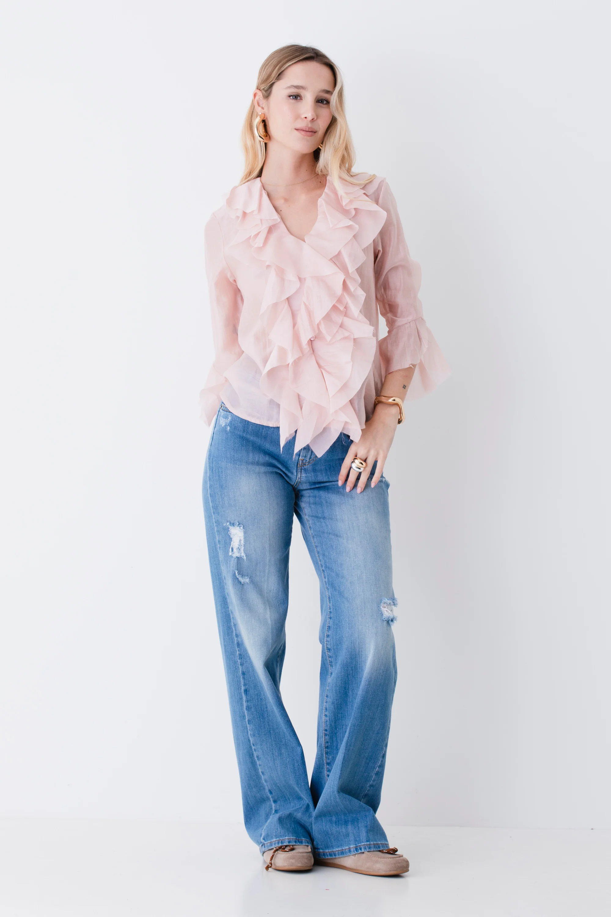 Blusa con rouches - PE26 - Image 2