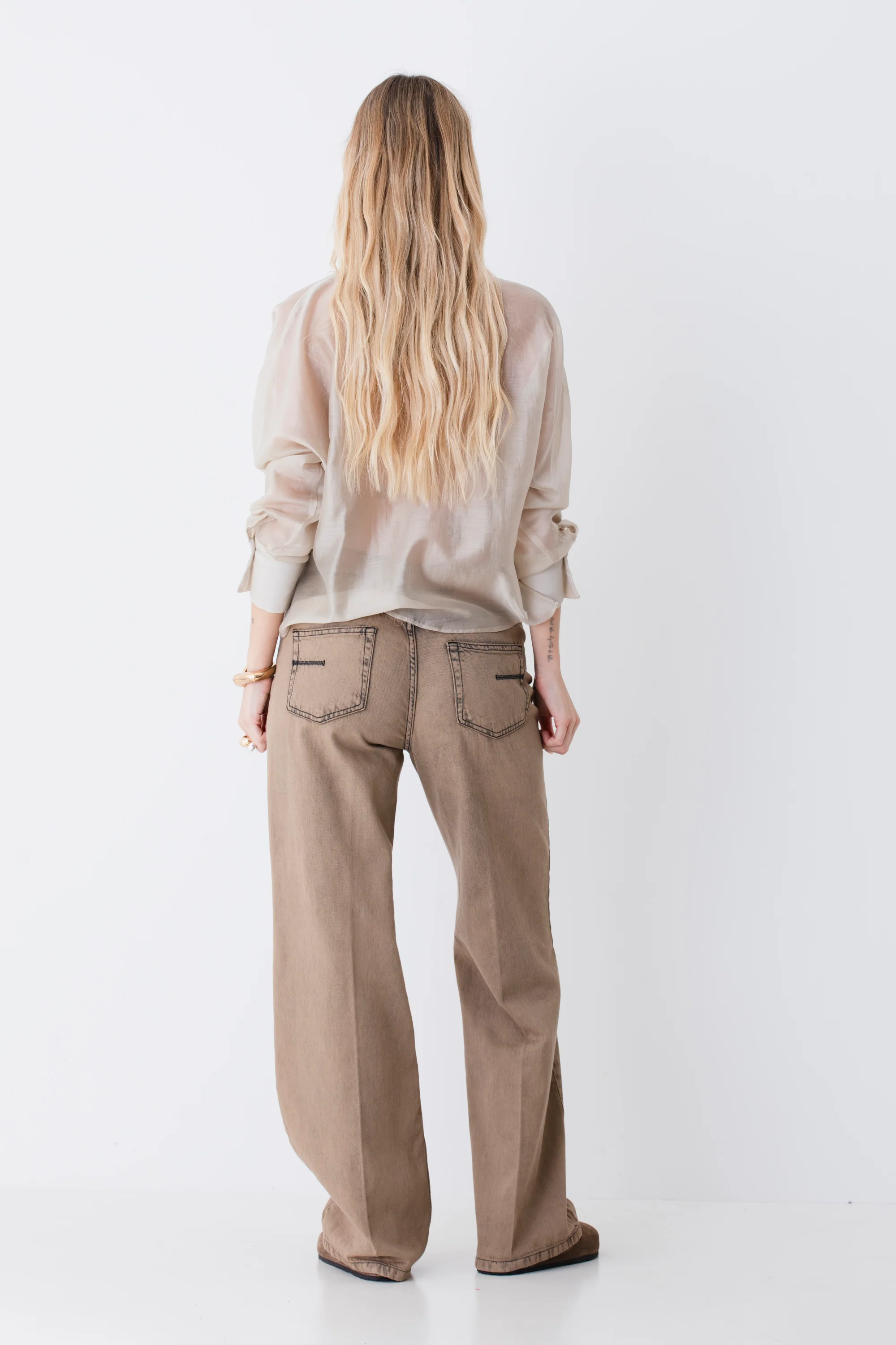 Blusa incrociata con lyocell - PE26 - Image 5