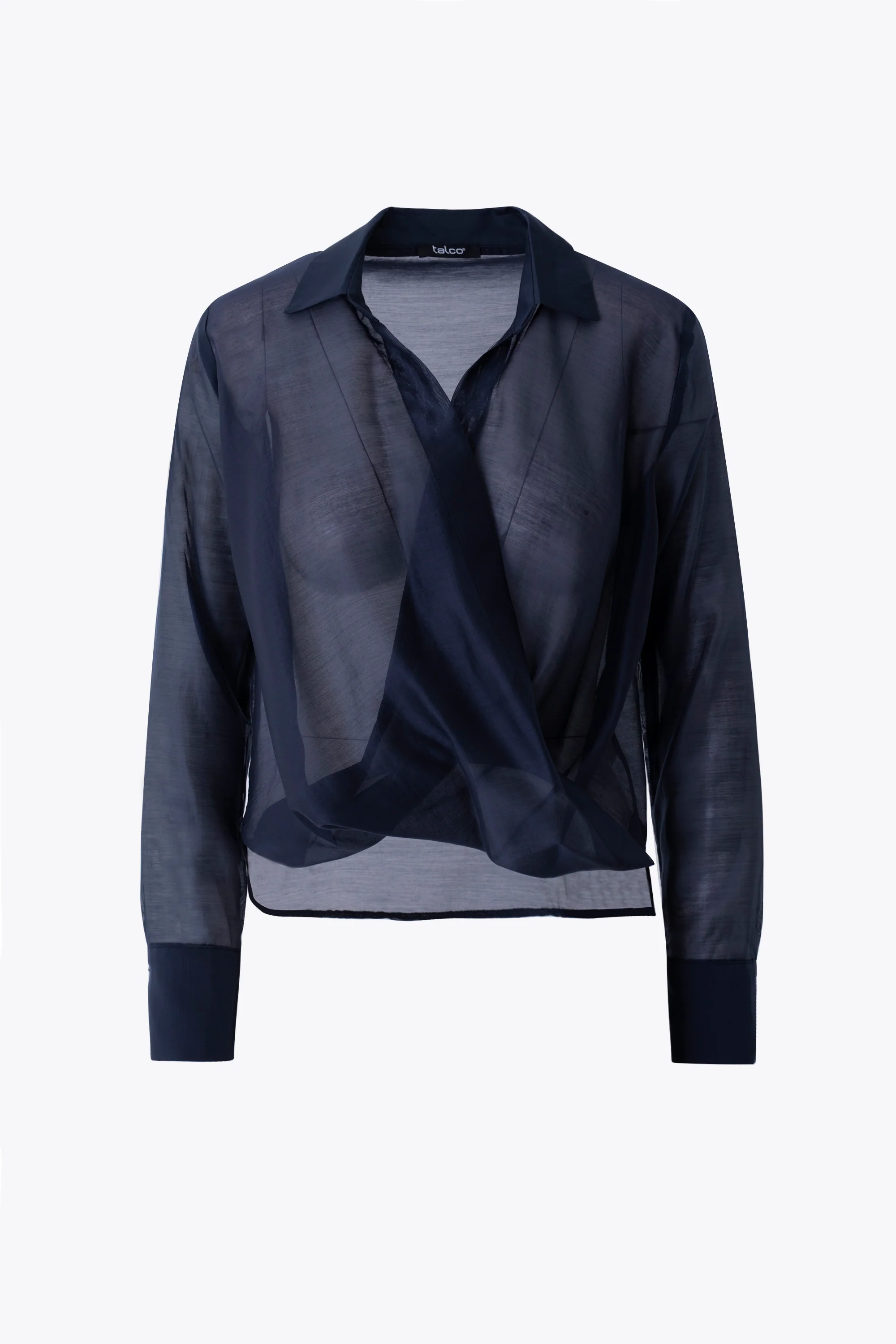 Blusa incrociata con lyocell - PE26 - Image 6
