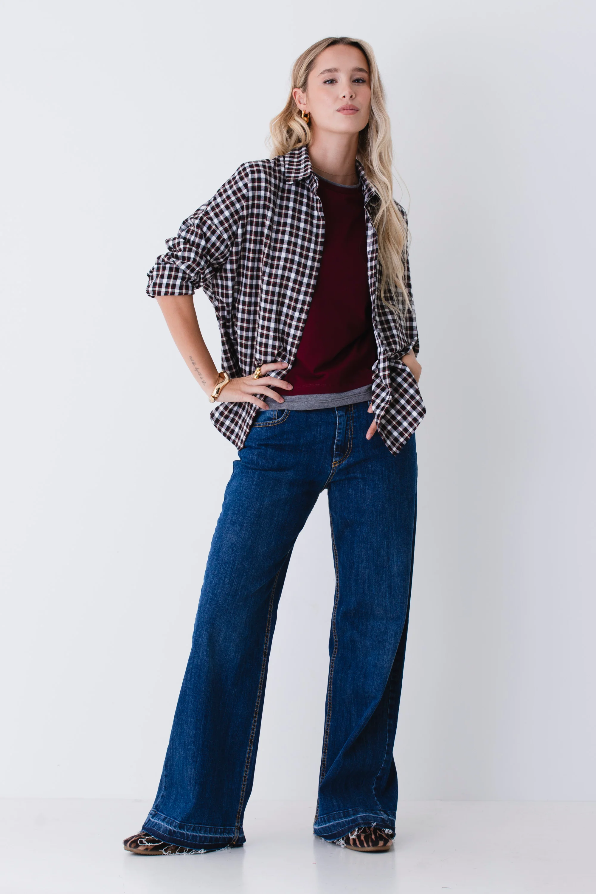 Camicia a quadri in cotone - FW26