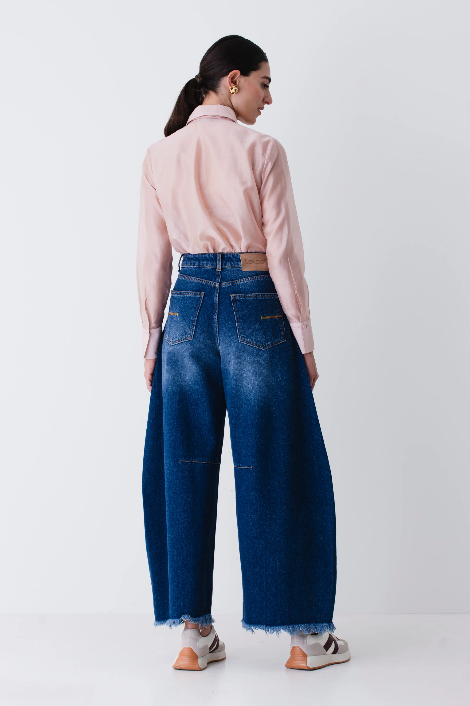 Camicia con fiocco in organza - FW26 - Image 5