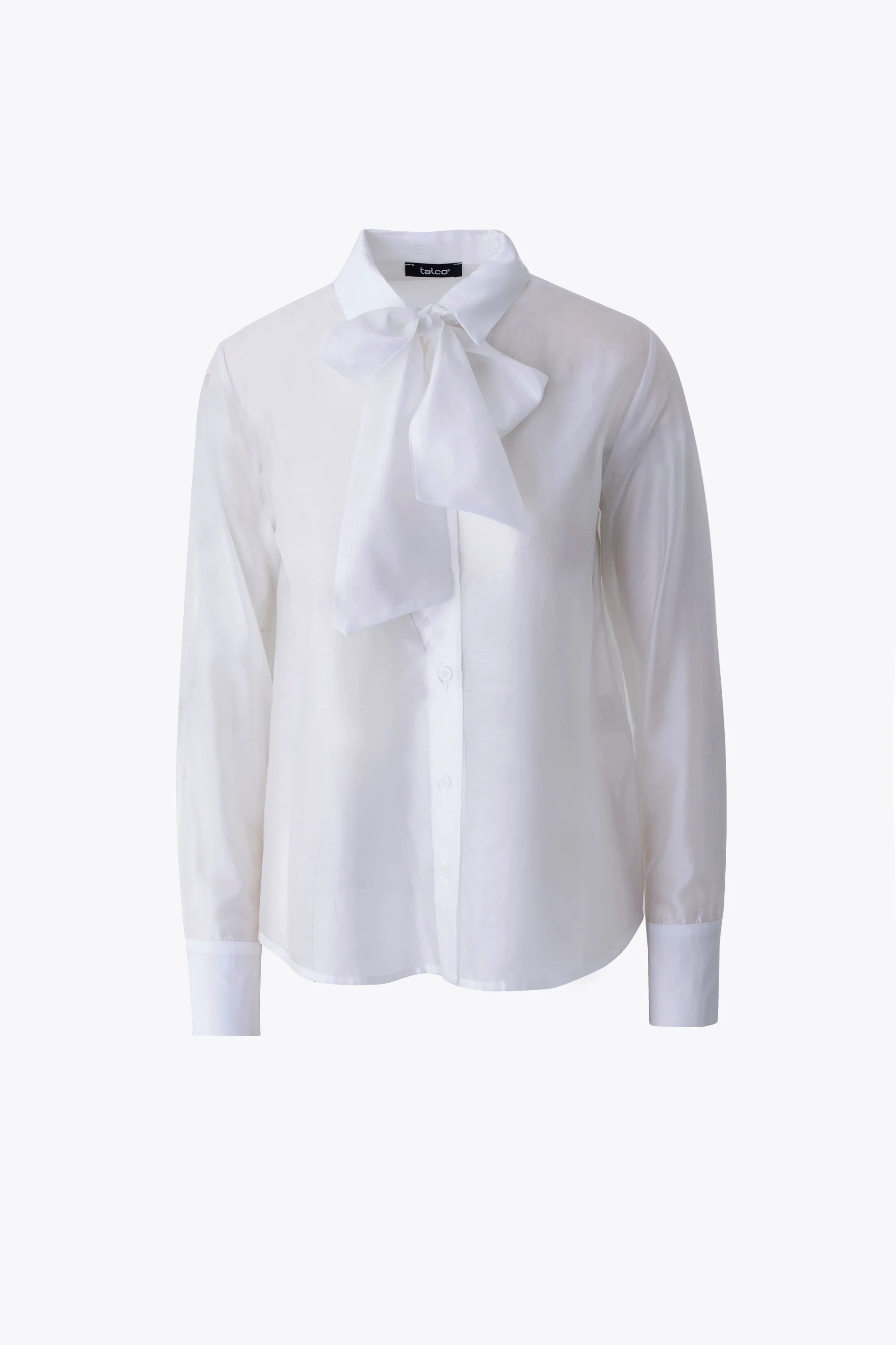 Camicia con fiocco in organza - FW26 - Image 6