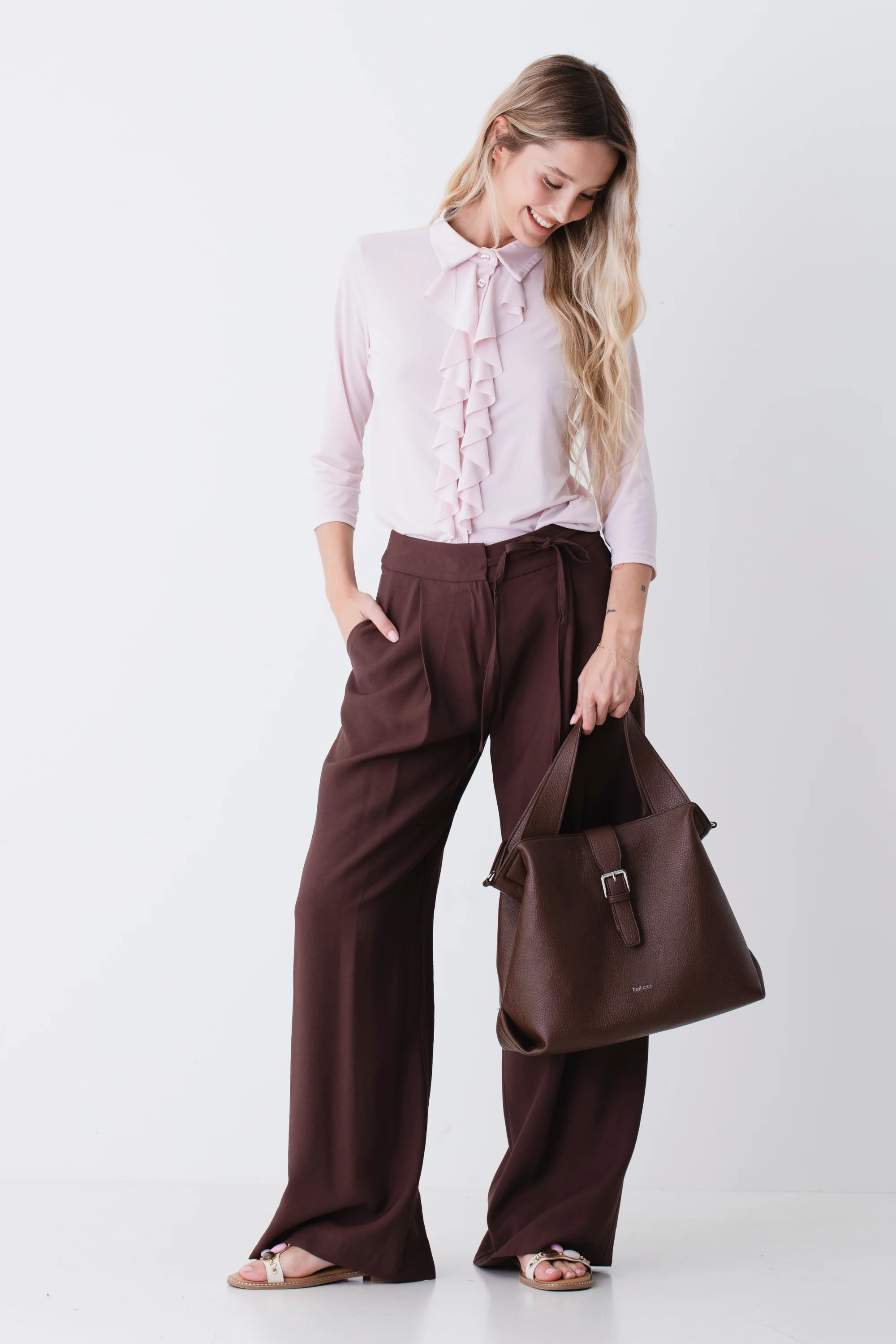 Camicia con rouches in jersey elasticizzato - PE26 - Image 2