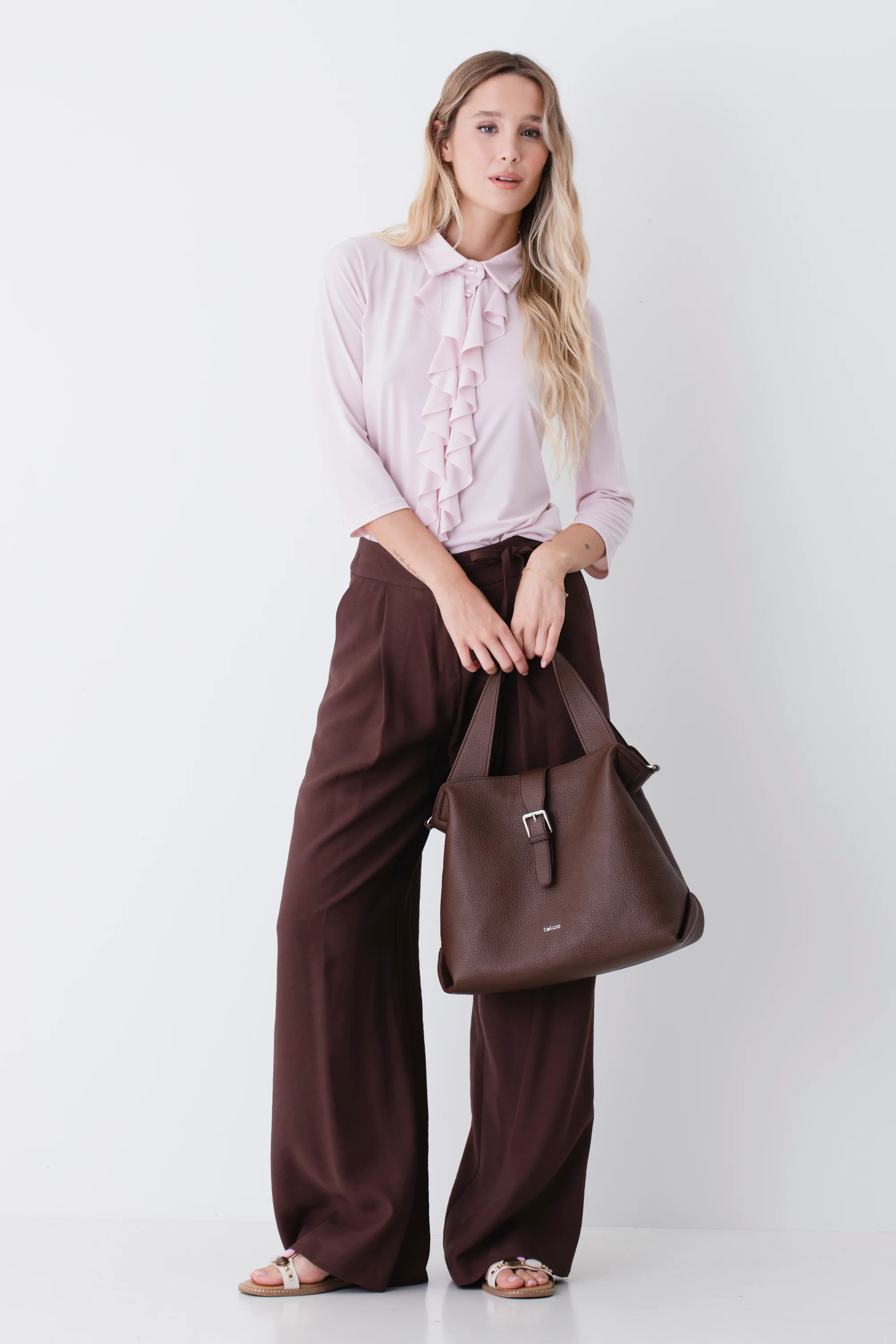 Camicia con rouches in jersey elasticizzato - PE26 - Image 3