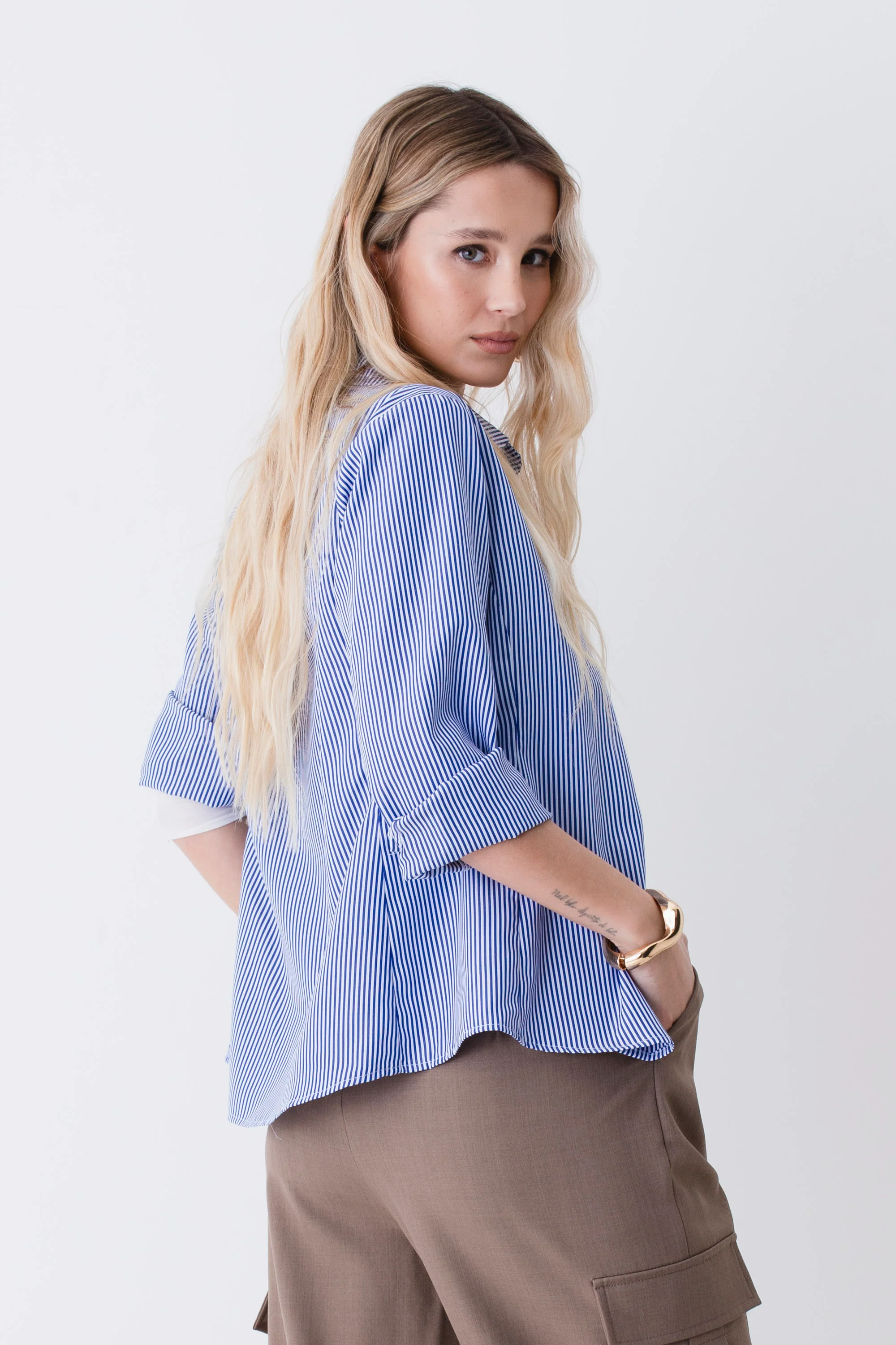 Camicia gessata - PE26 - Image 4