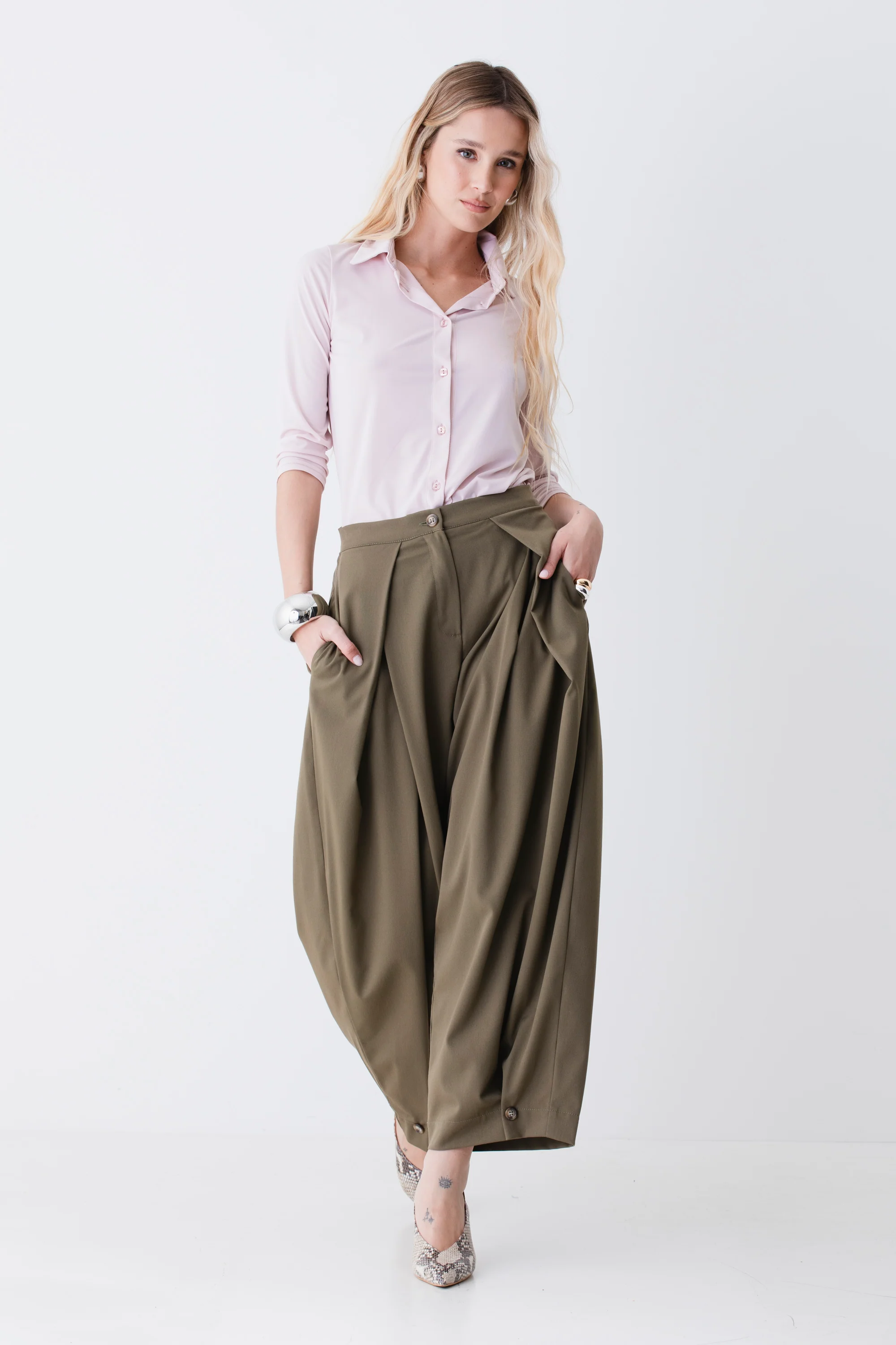 Camicia in jersey elasticizzato - PE26 - Image 3