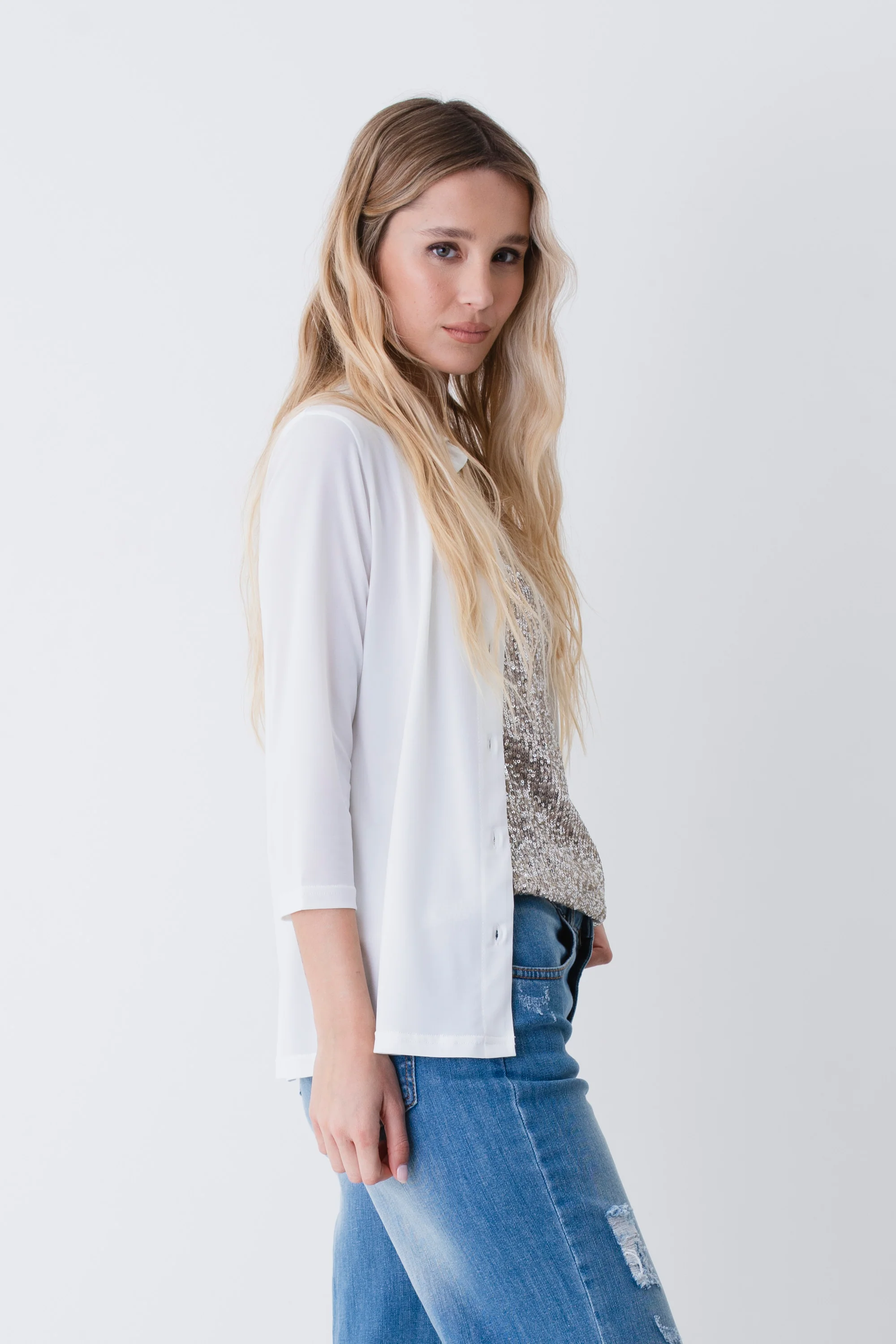Camicia in jersey elasticizzato - PE26 - Image 6
