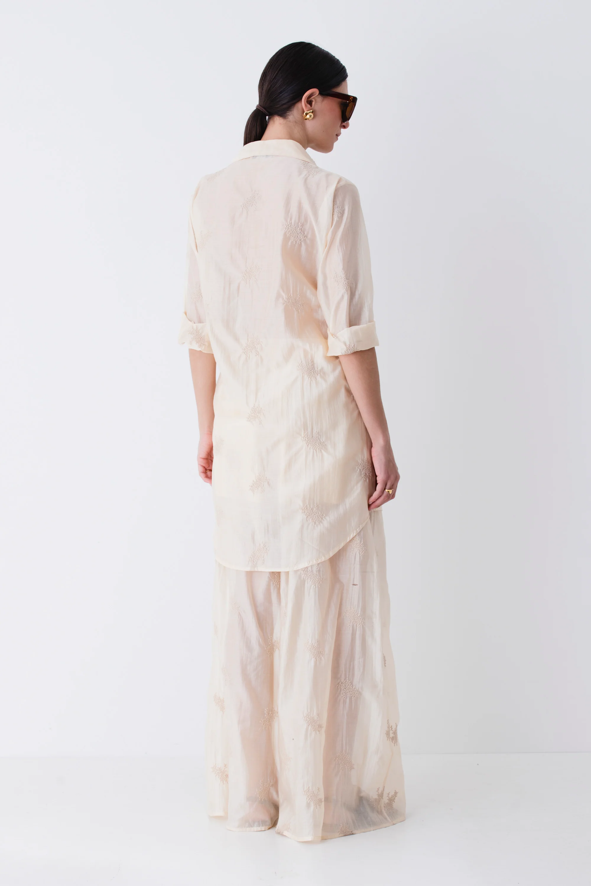 Camicia lunga con ricami - PE25 - Image 6