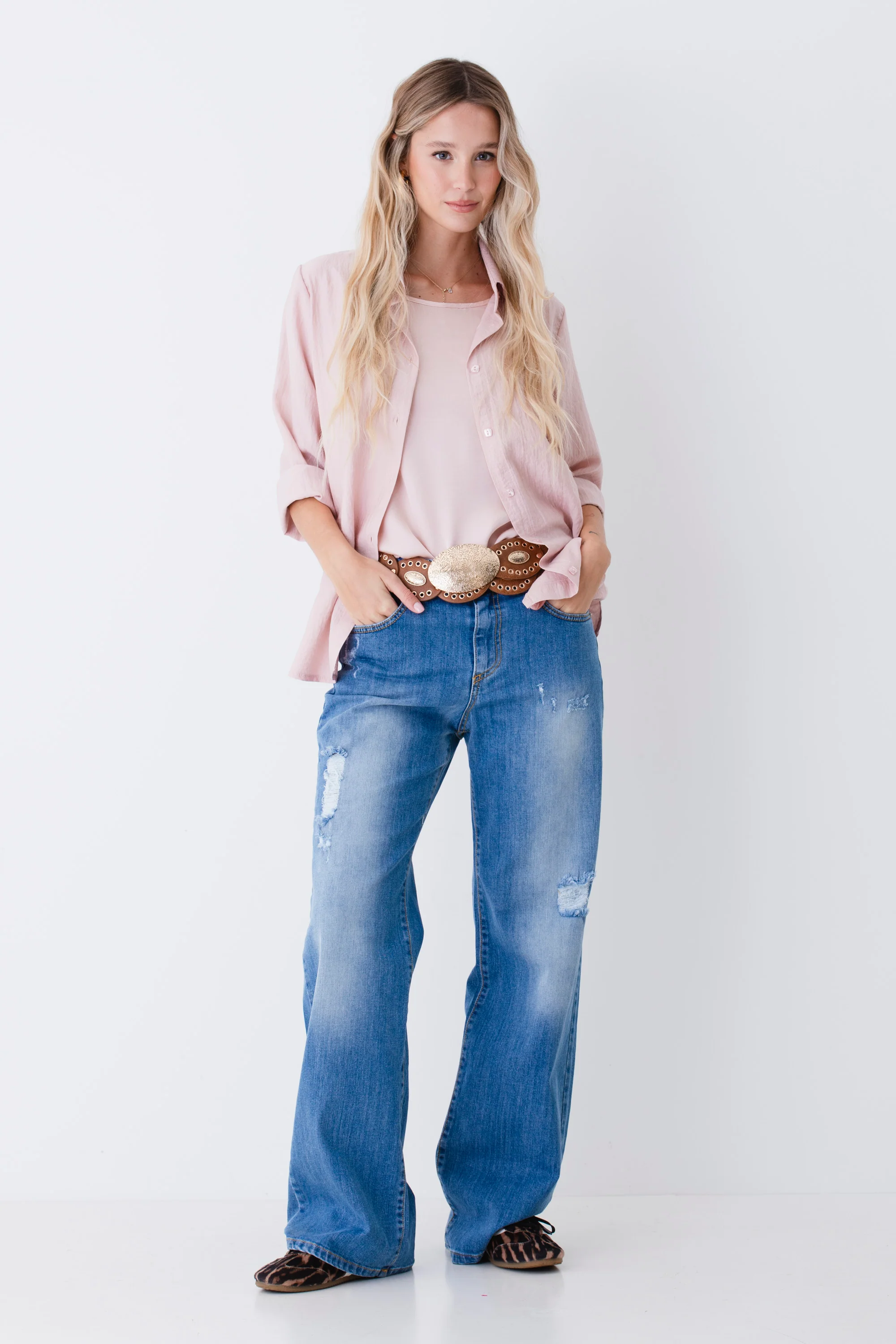 Camicia in tessuto goffrato - PE26 - Image 2