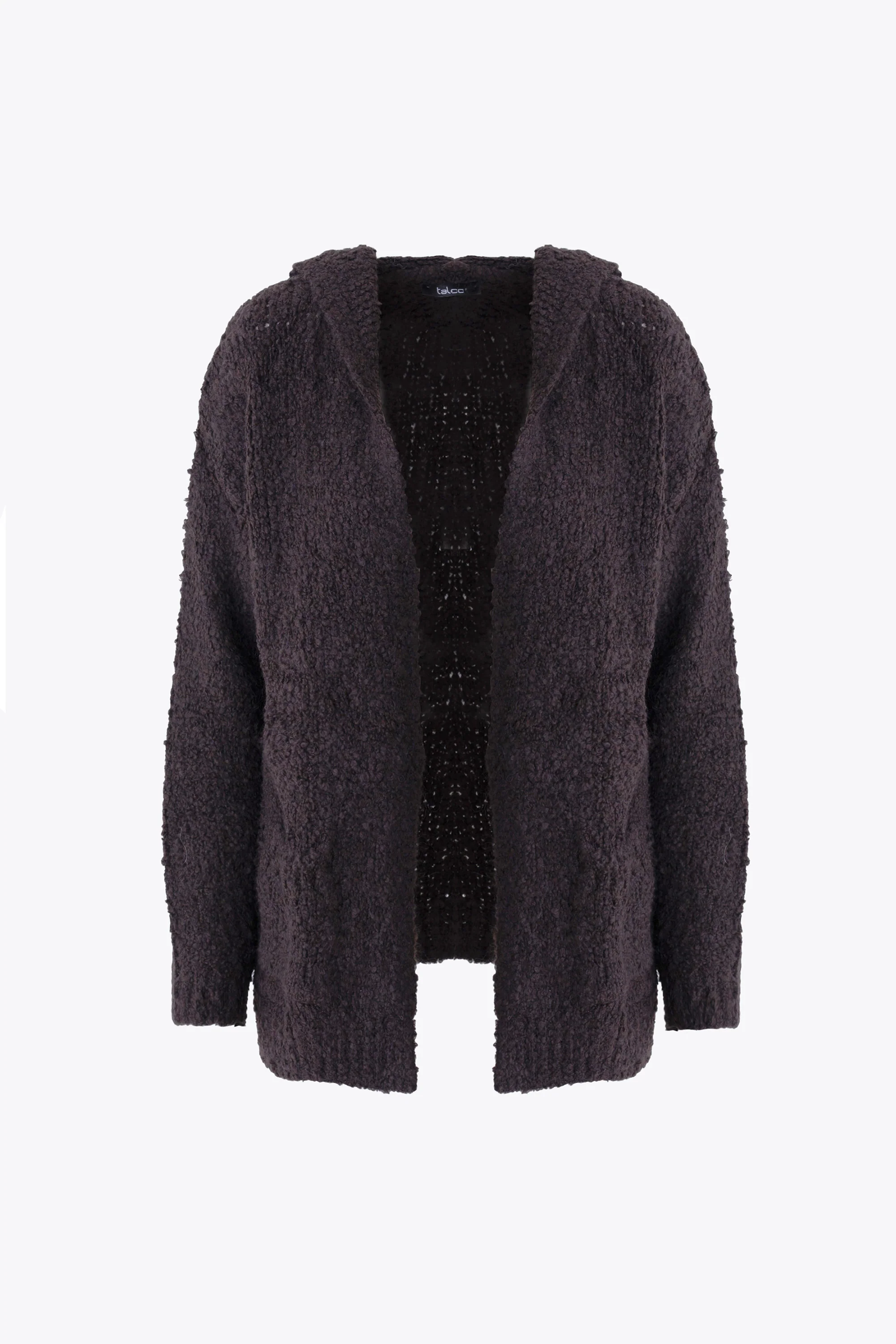 Cardigan corto in misto lana boucle - FW26 - Image 9