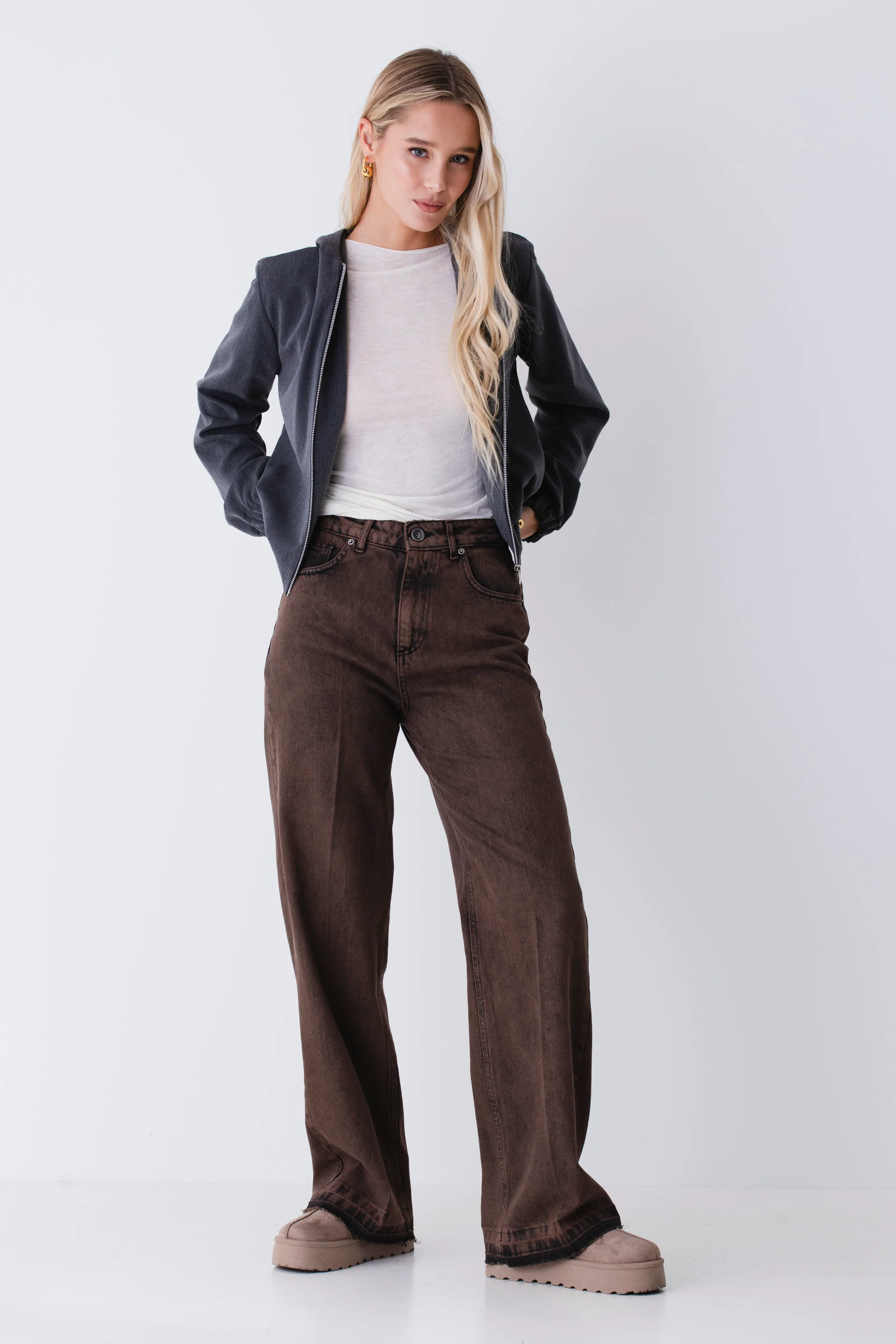 Giacca bomber in mano lana - FW26