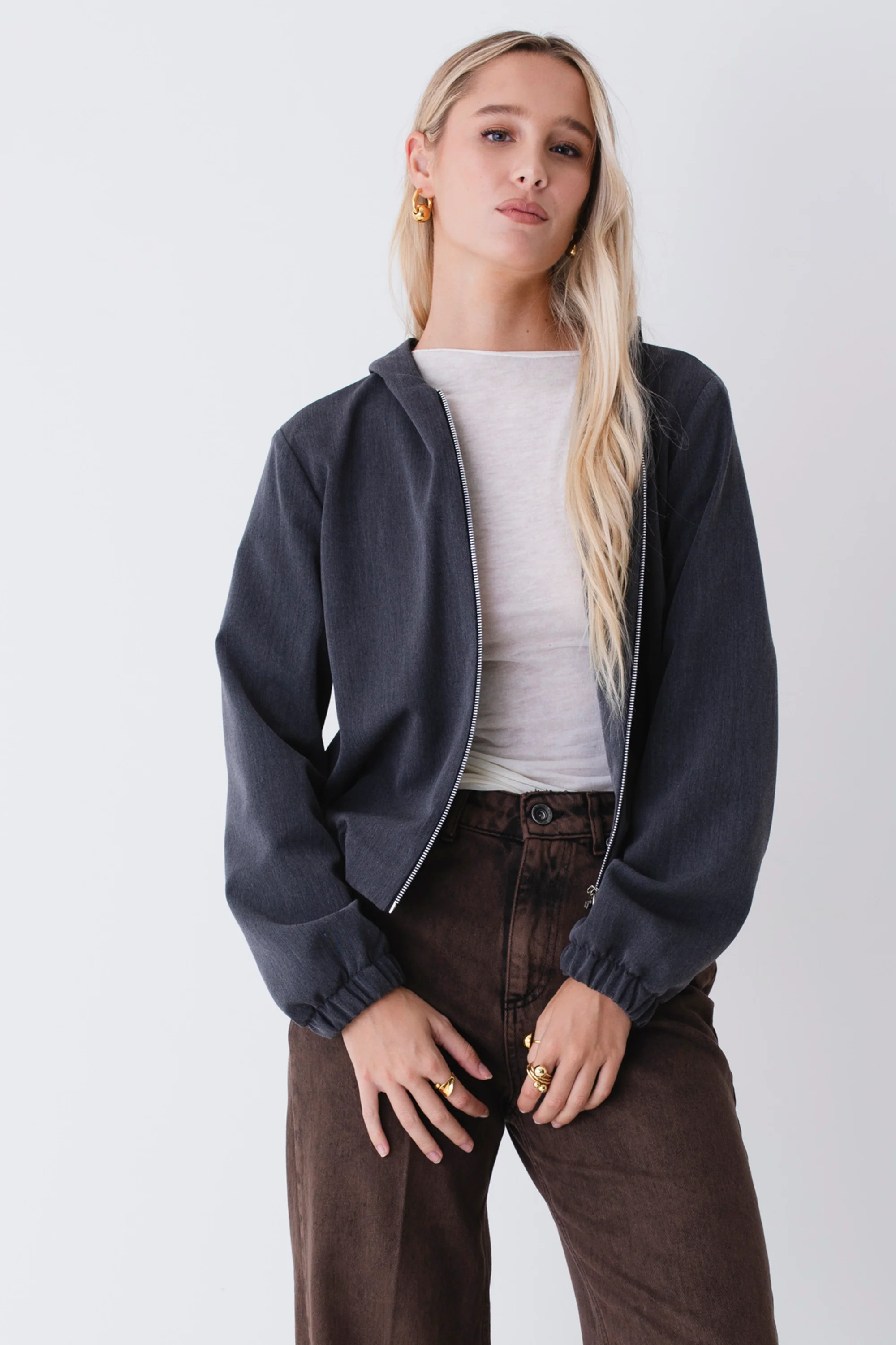 Giacca bomber in mano lana - FW26 - Image 3