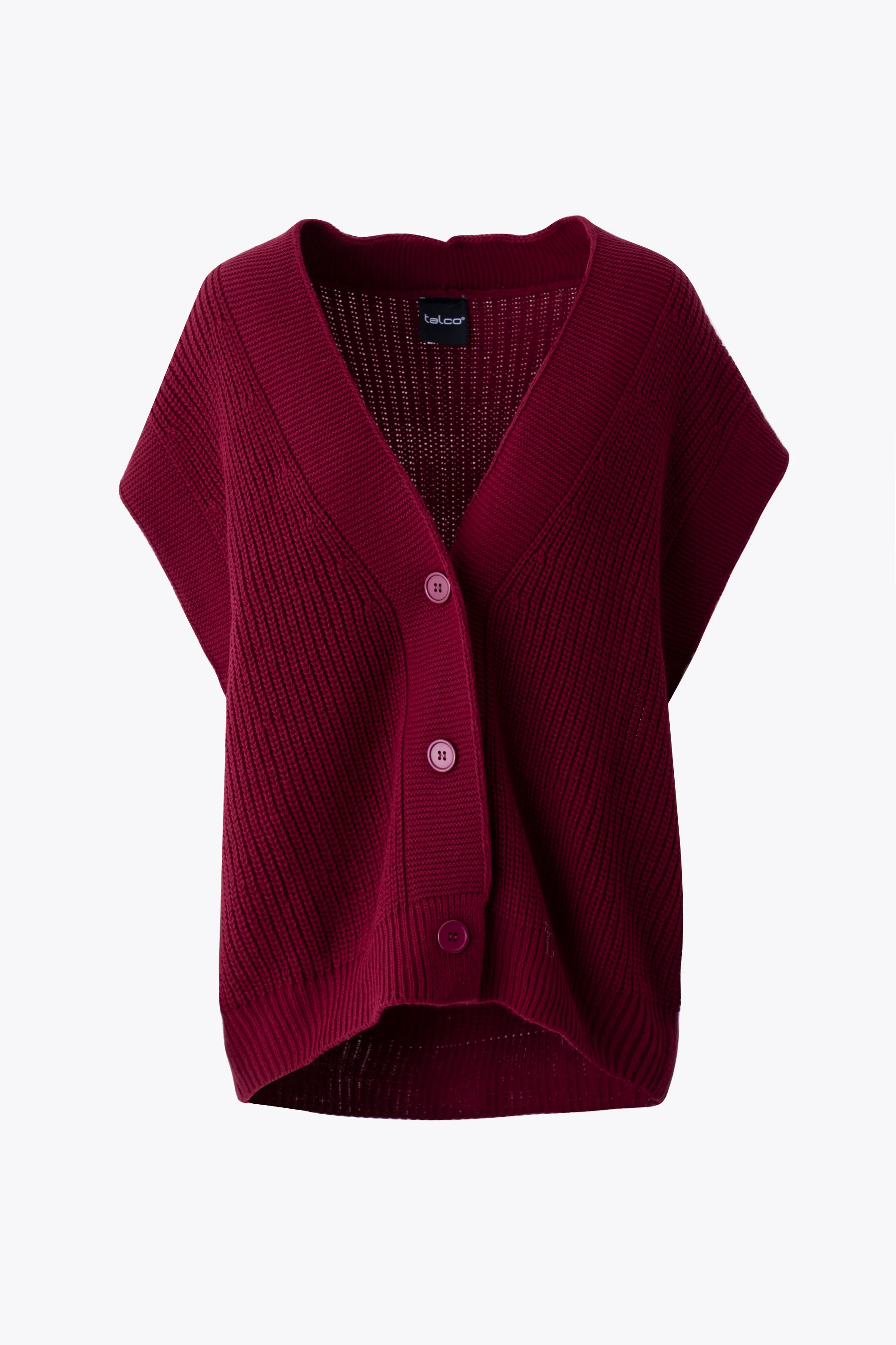 Gilet lungo in maglia coste - FW26 - Image 6