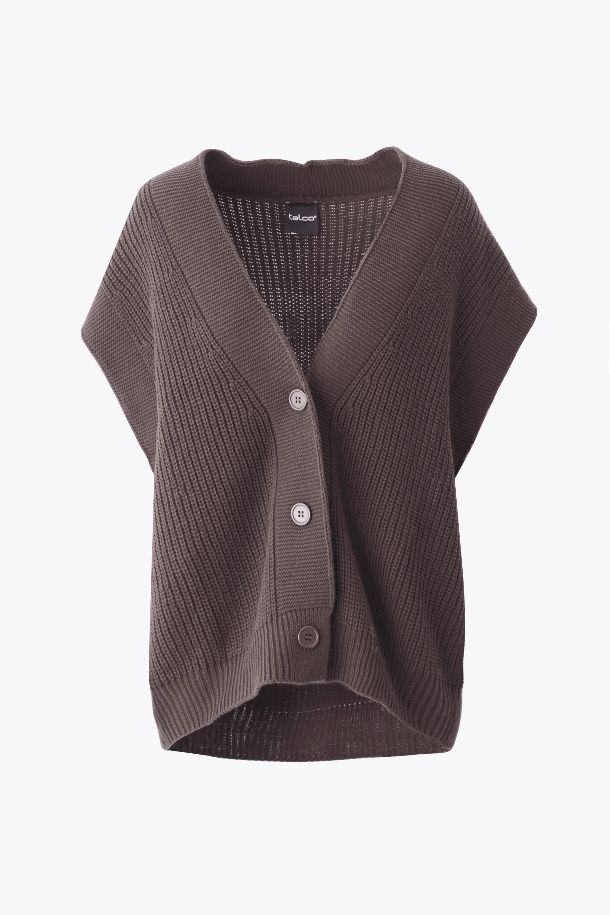 Gilet lungo in maglia coste - FW26 - Image 7