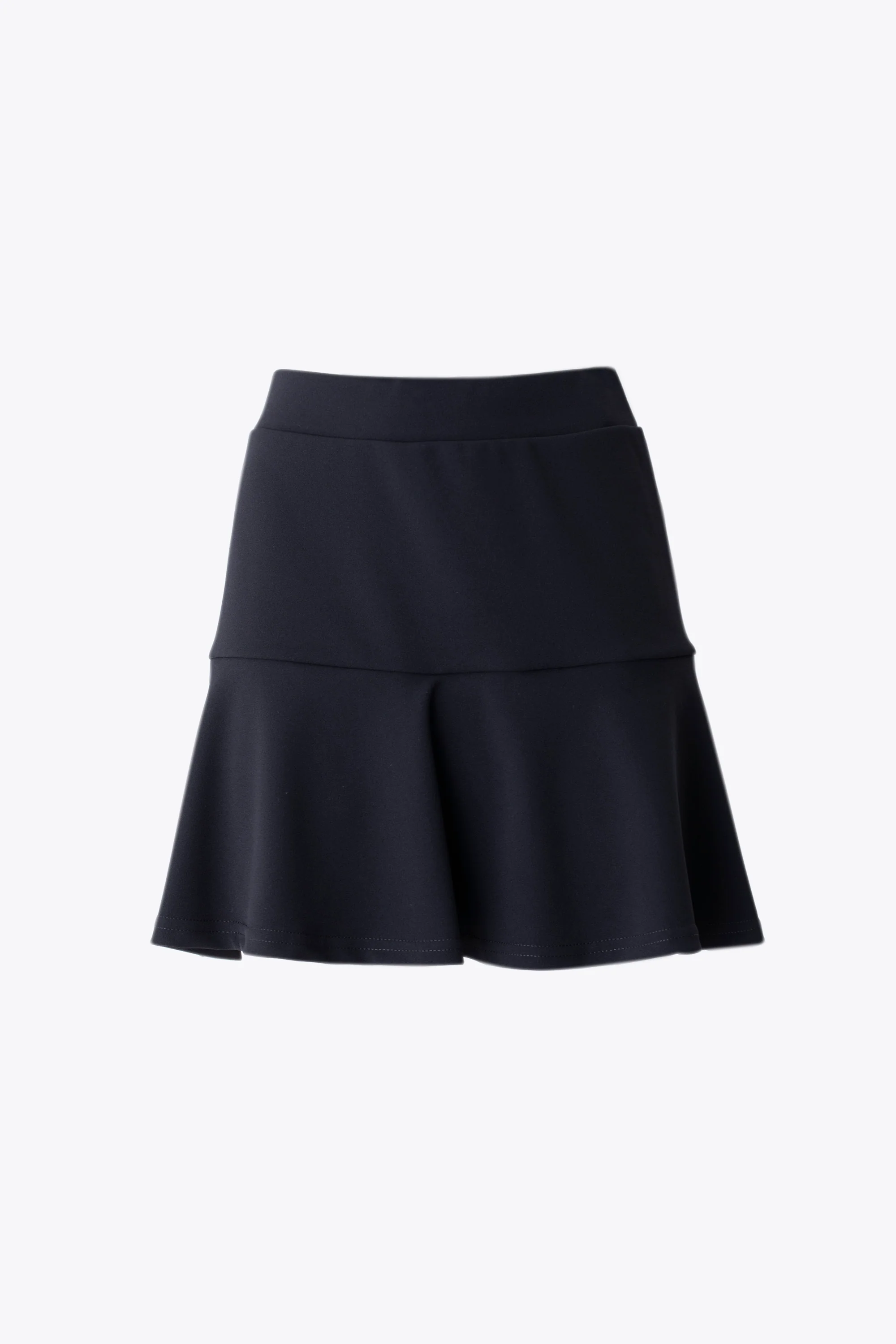 Gonna corta in scuba crepe con balza - FW26 - Image 5