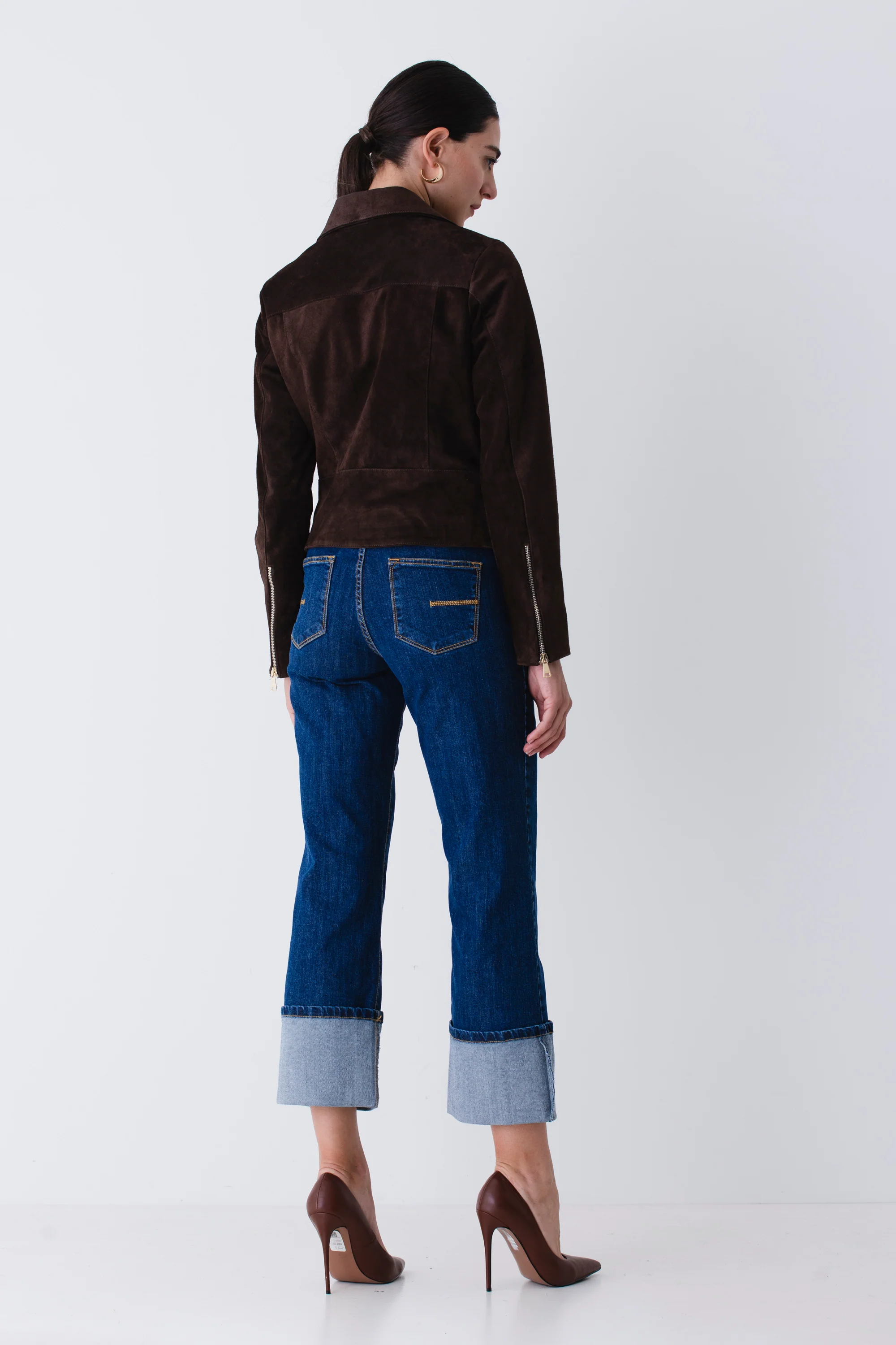 Jeans dritto con cucitura e risvolto - FW26 - Image 5