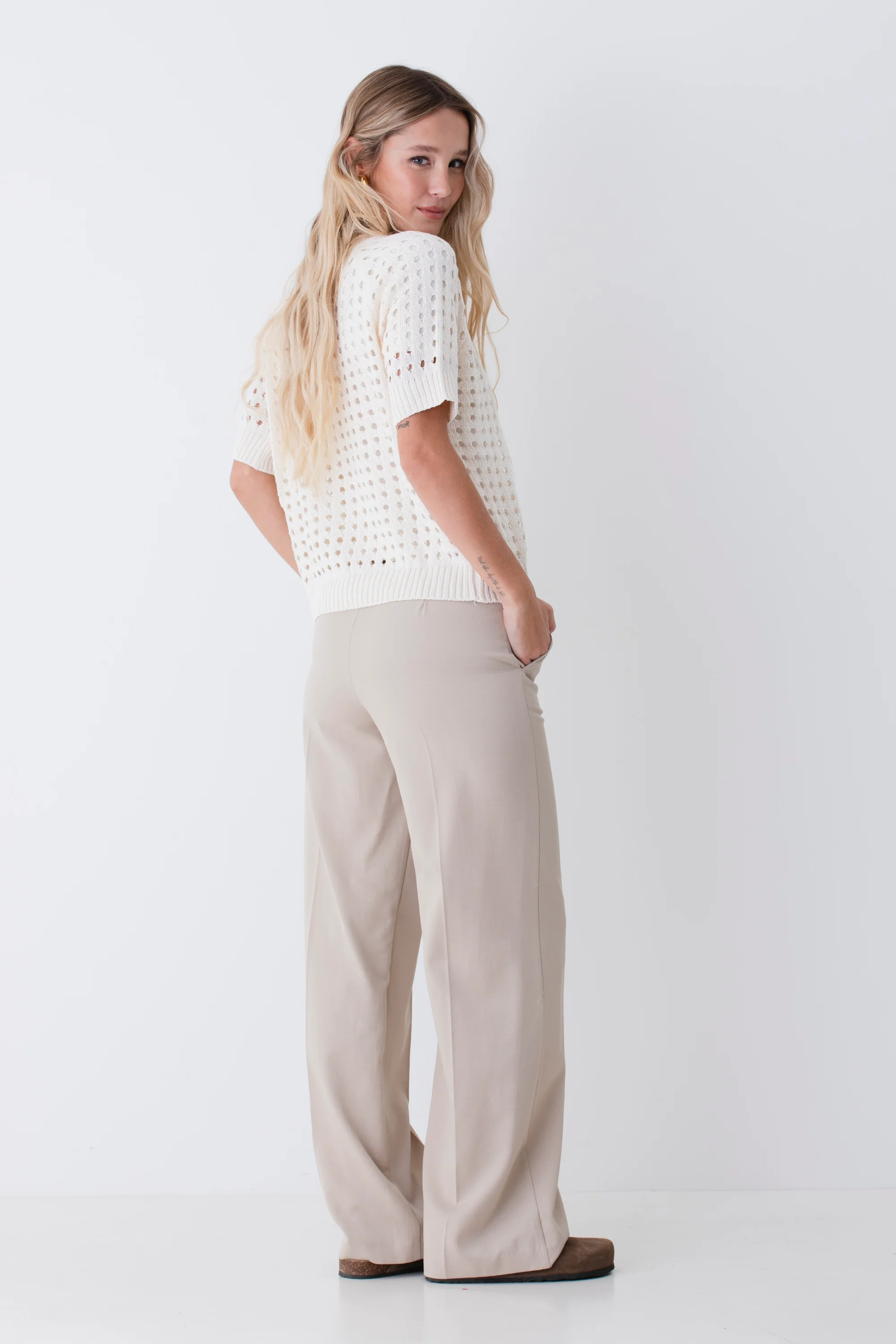 Maglia traforata in cotone - PE26 - Image 4