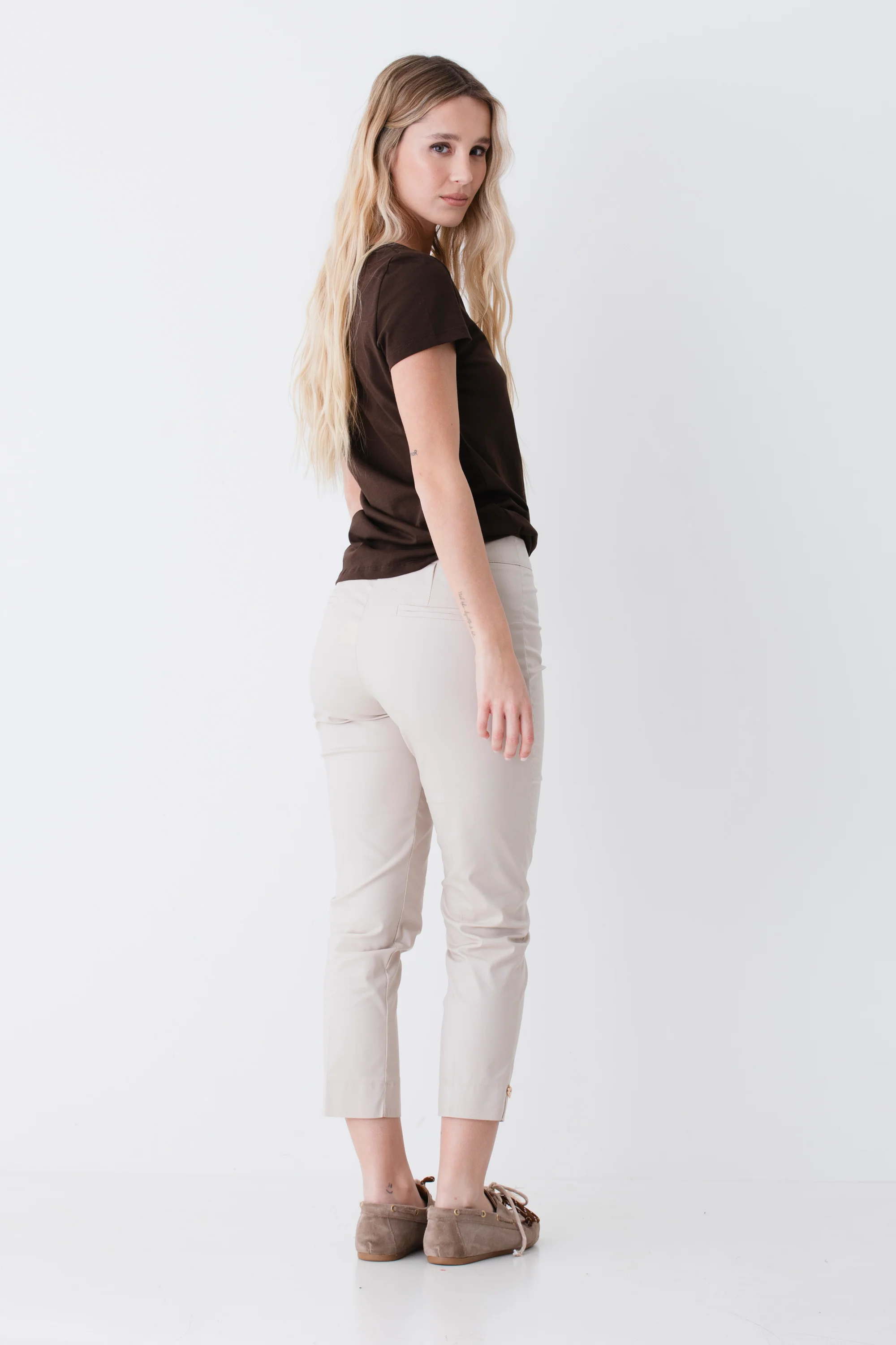 Pantalone capri in cotone - PE26 - Image 2