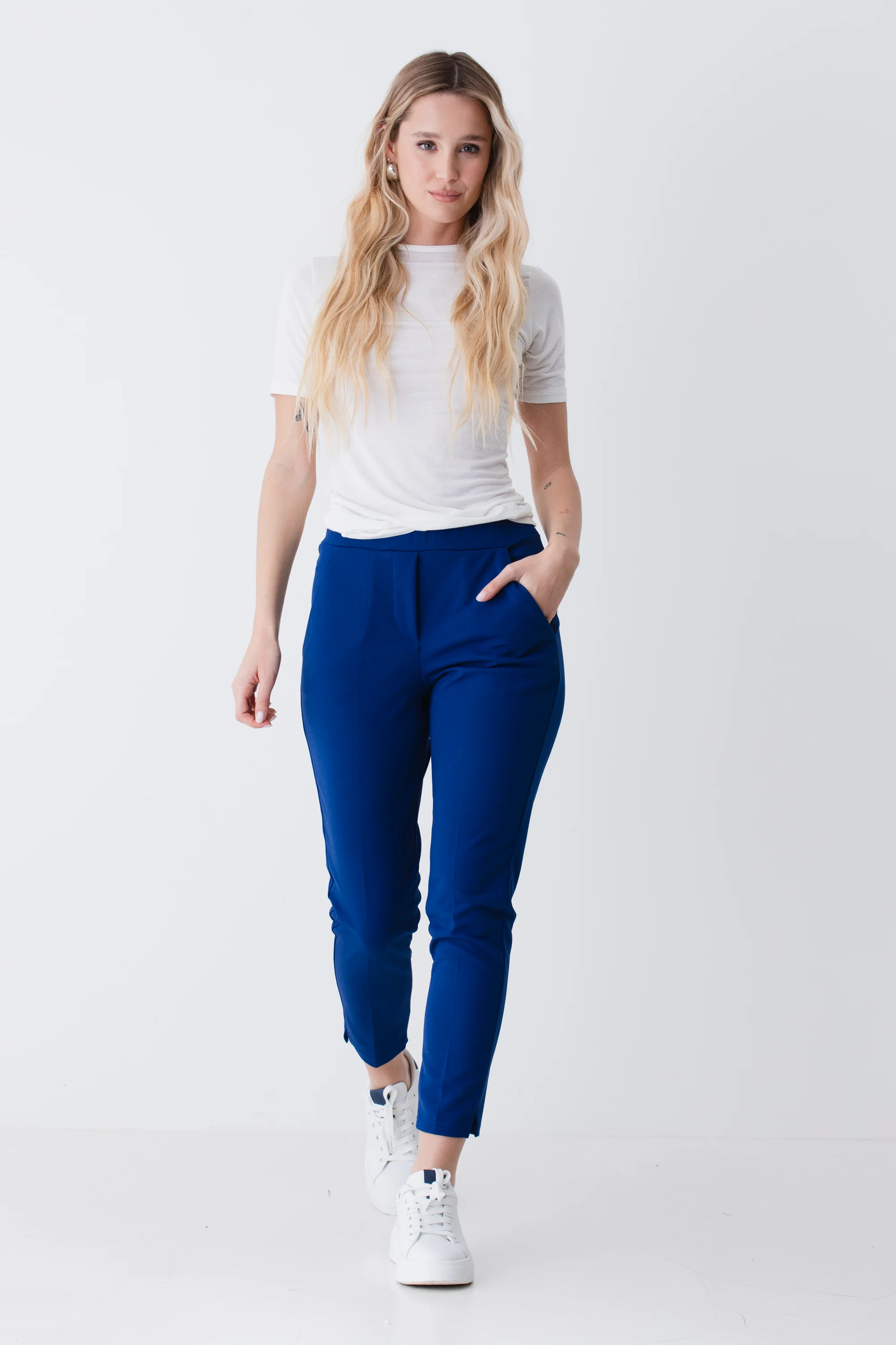 Pantalone dritto in scuba crepe - PE26 - Image 4