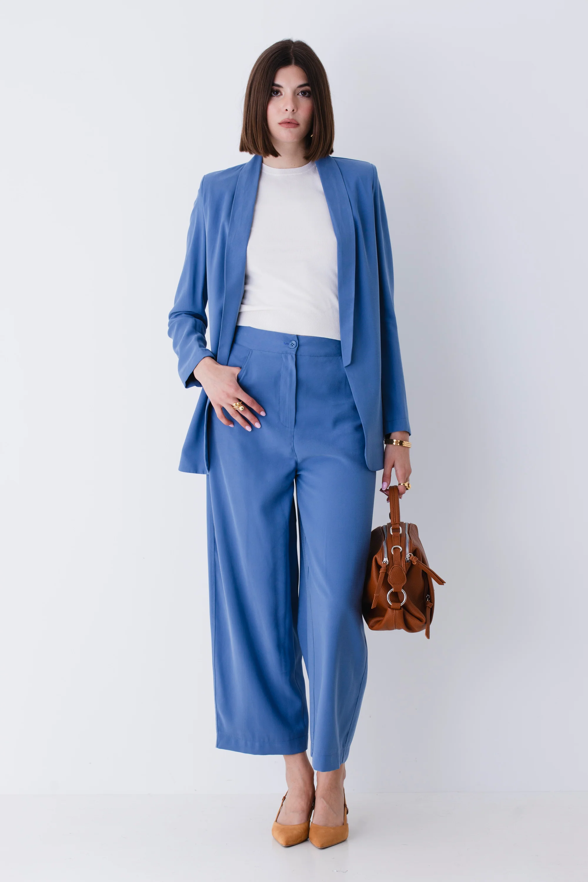 Pantalone gaucho in viscosa - PE25 - Image 5