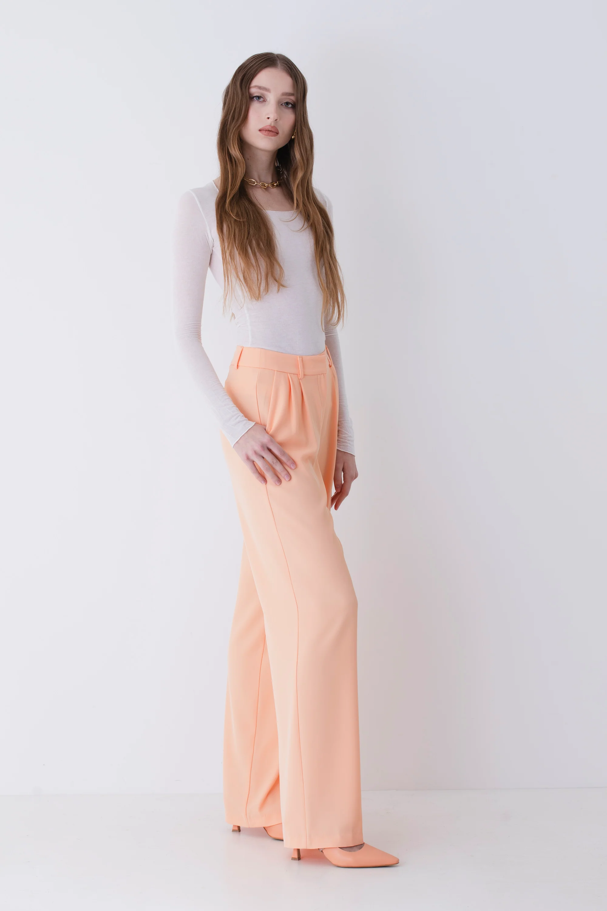 Pantalone palazzo in cady - PE25 - Image 4