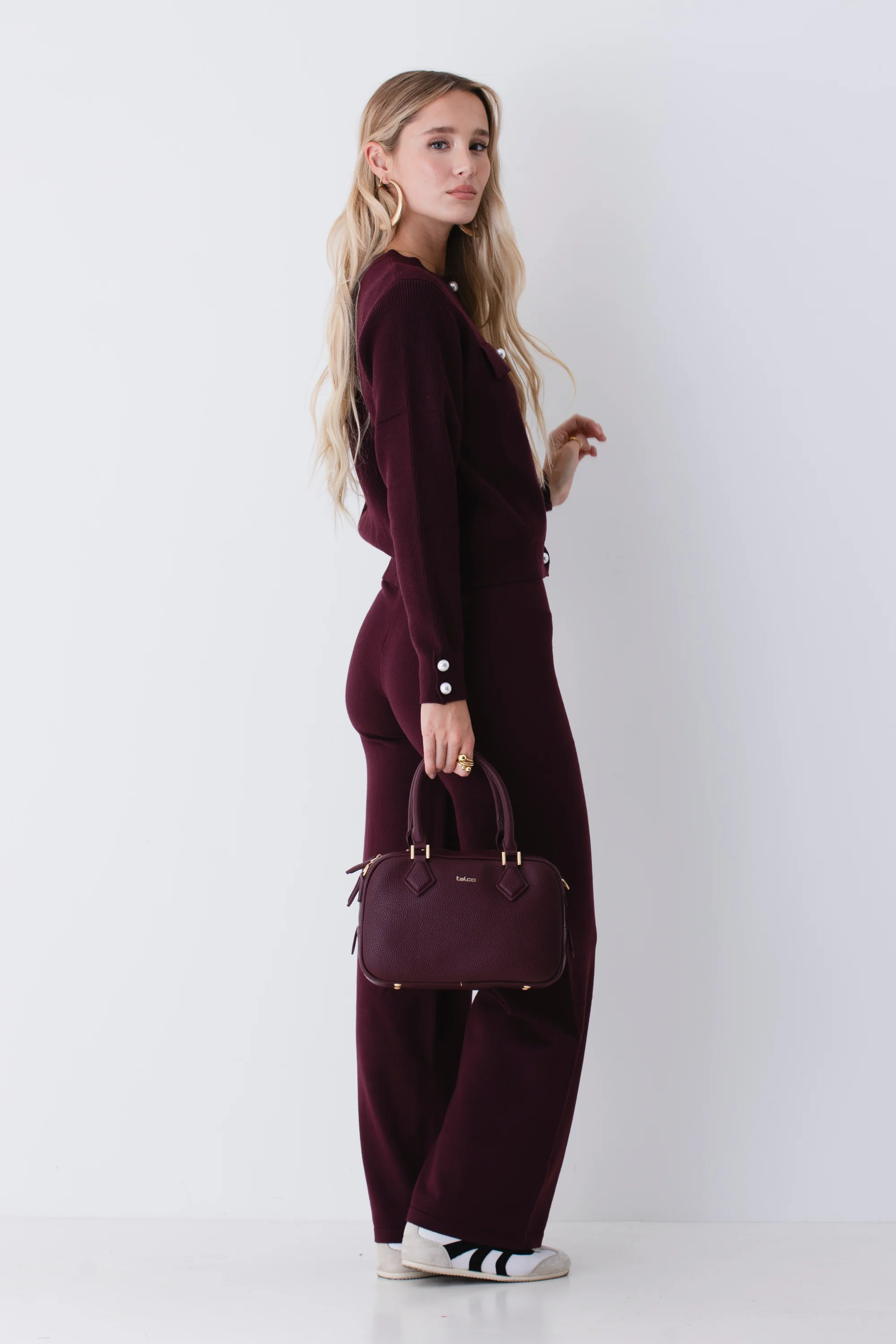 Pantalone palazzo in maglia - FW26 - Image 5