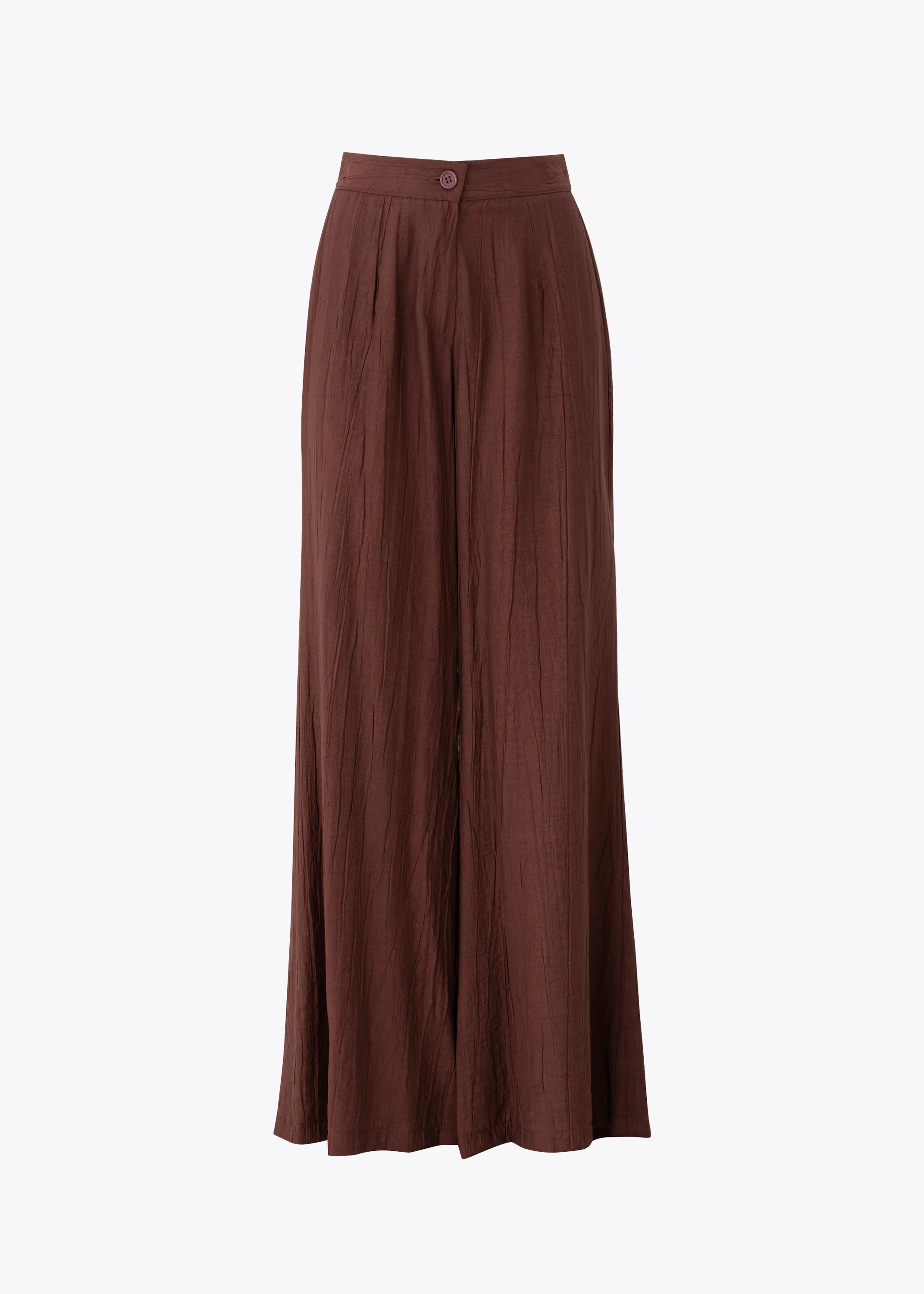 Pantalone palazzo in tessuto goffrato - PE25 - Image 8