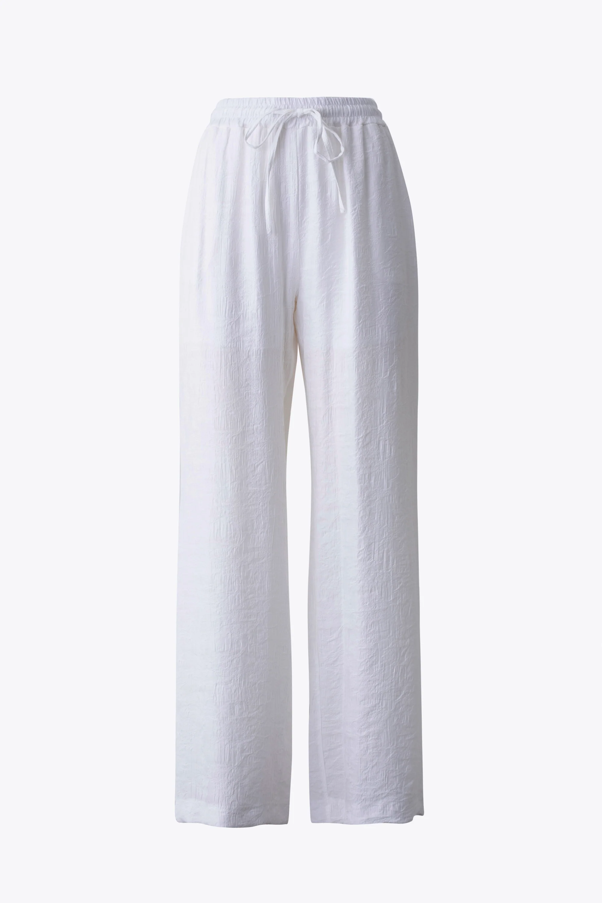 Pantalone palazzo in viscosa jacquard a fiori - PE26 - Image 6