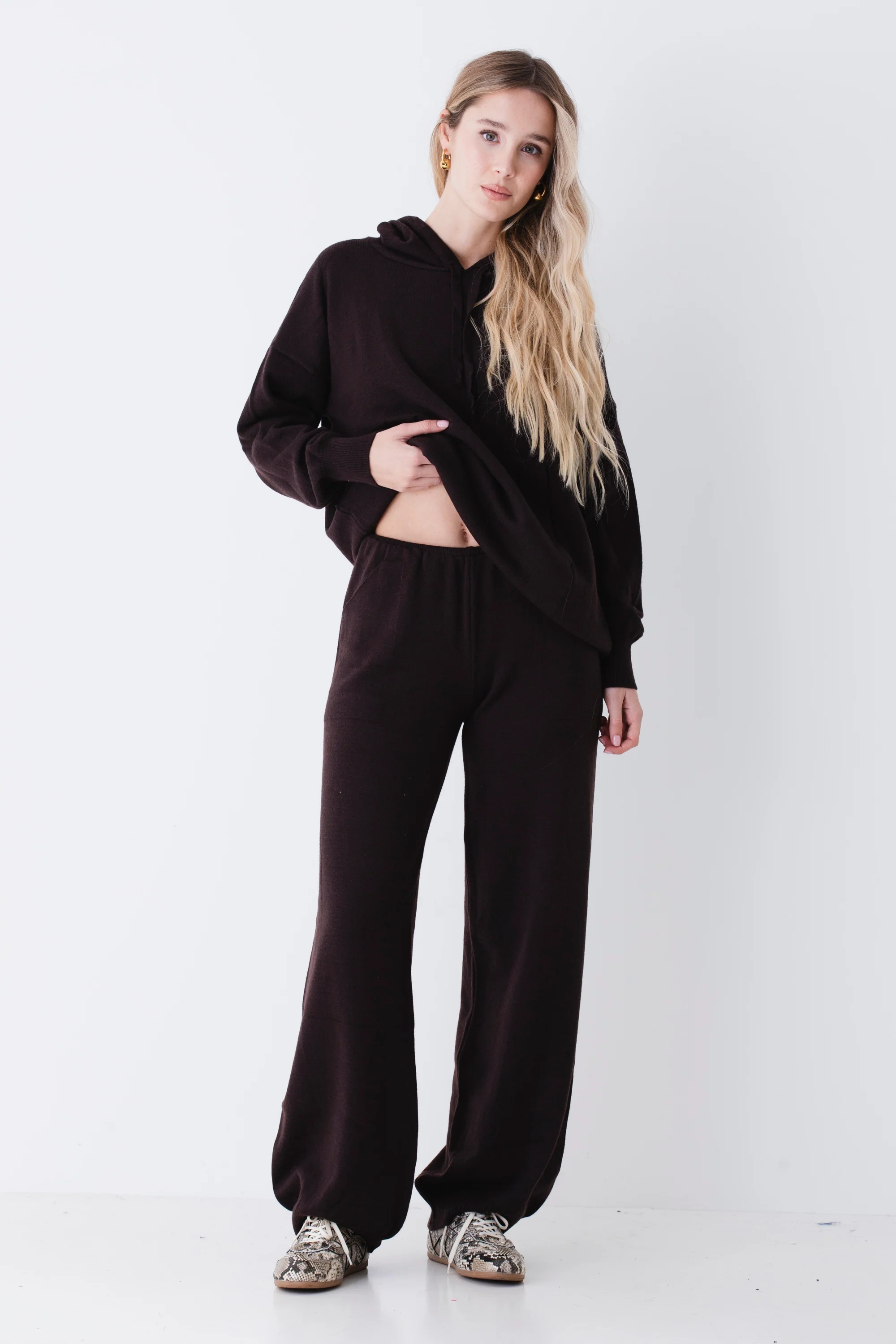 Pantaloni jogger in maglia - FW26