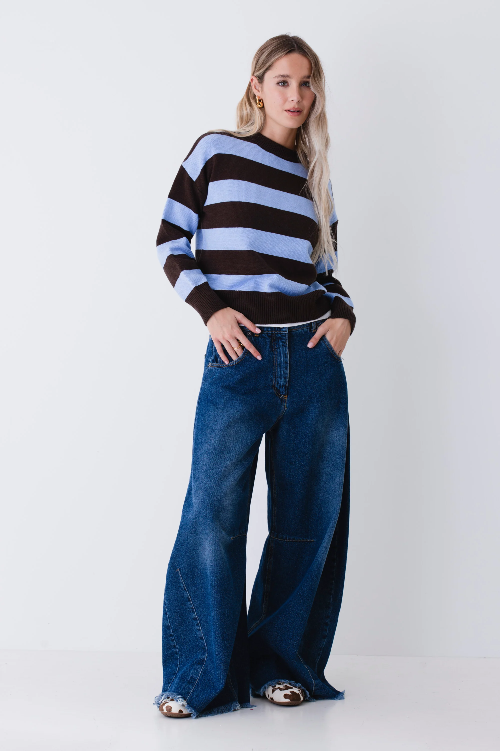 Pullover a righe orizzontali - FW26 - Image 2