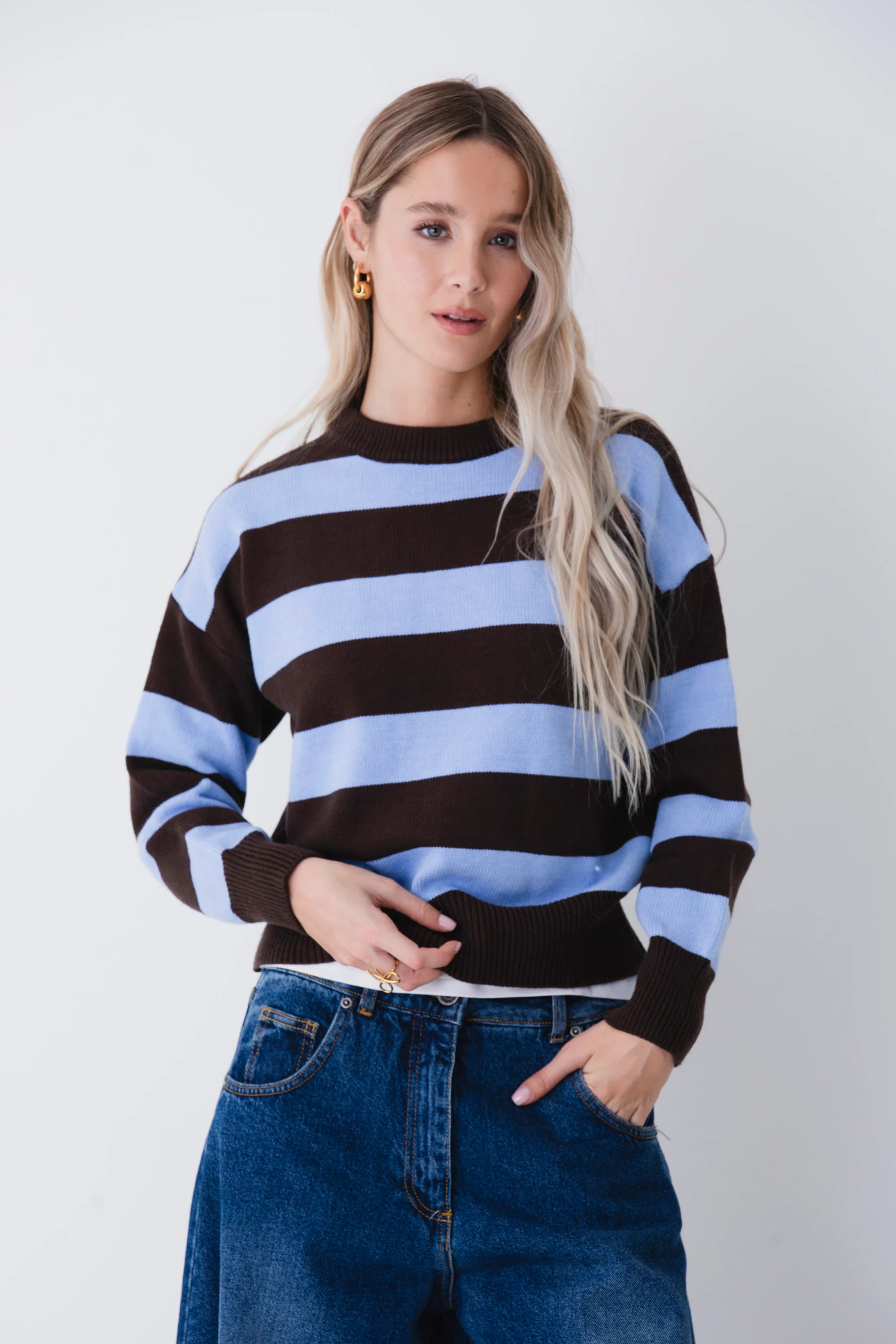 Pullover a righe orizzontali - FW26 - Image 3