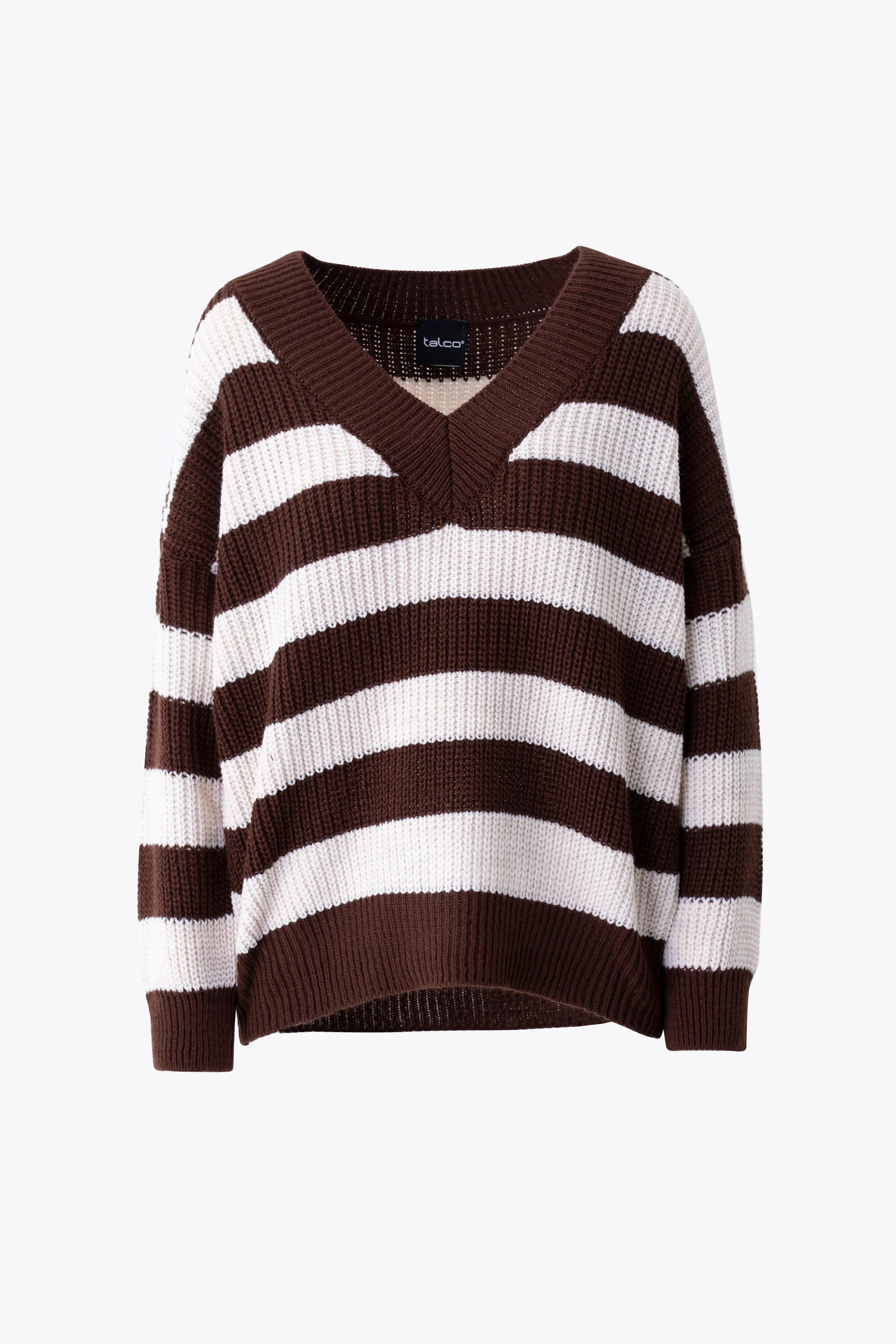 Pullover in maglia a righe orizzontali - FW26 - Image 5
