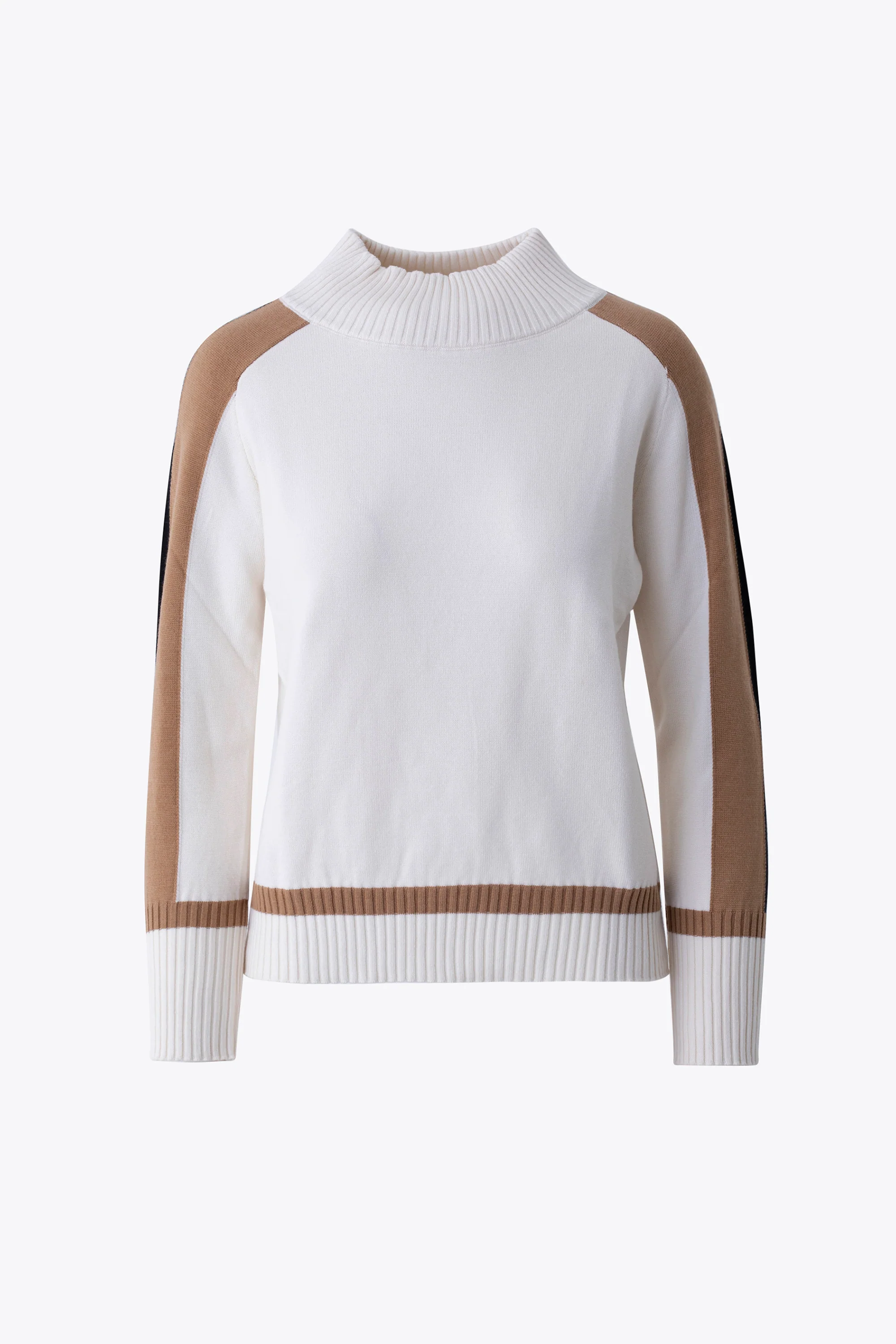 Pullover in maglia con bande a contrasto sulle maniche - FW26 - Image 5