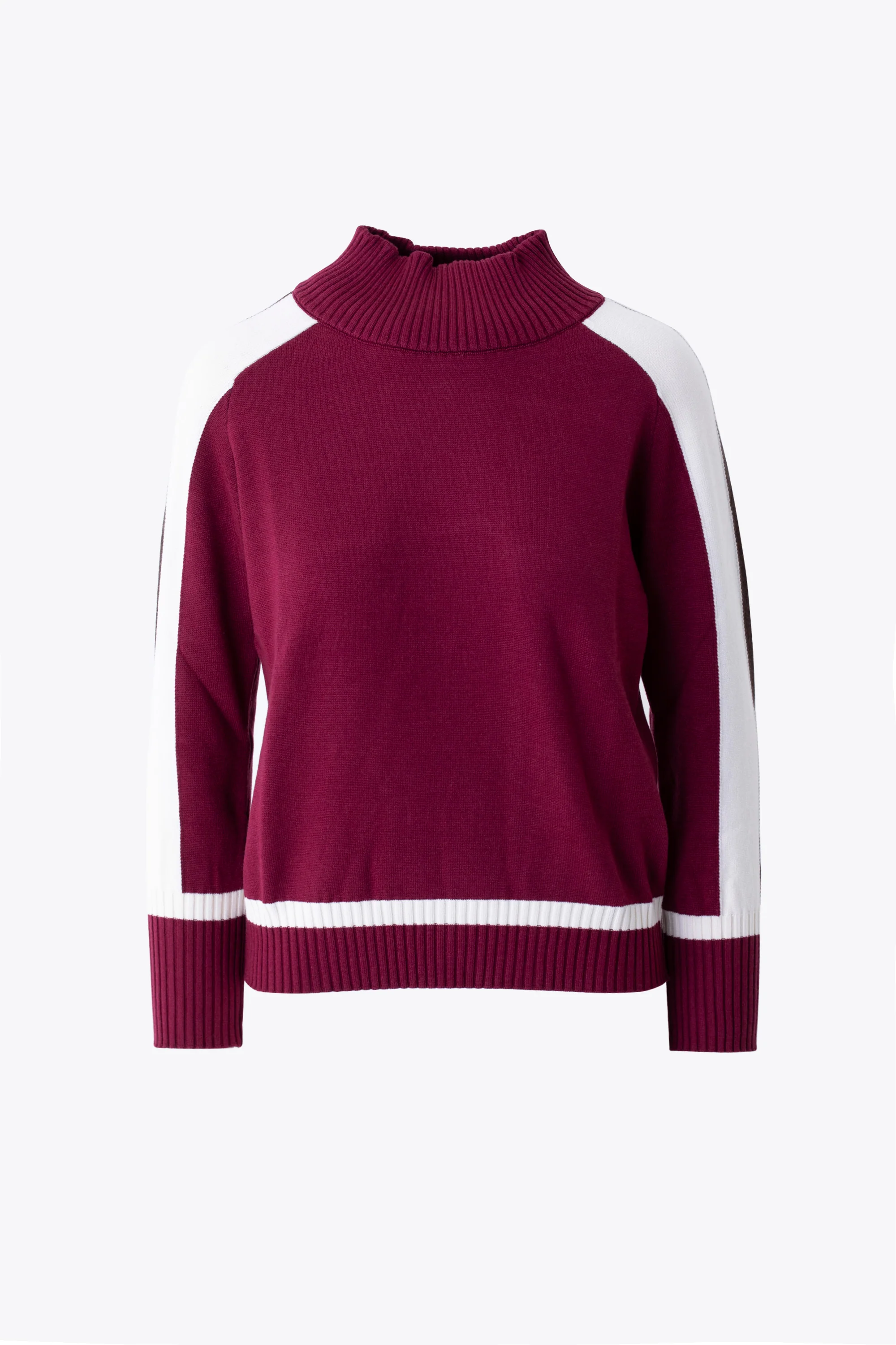 Pullover in maglia con bande a contrasto sulle maniche - FW26 - Image 6