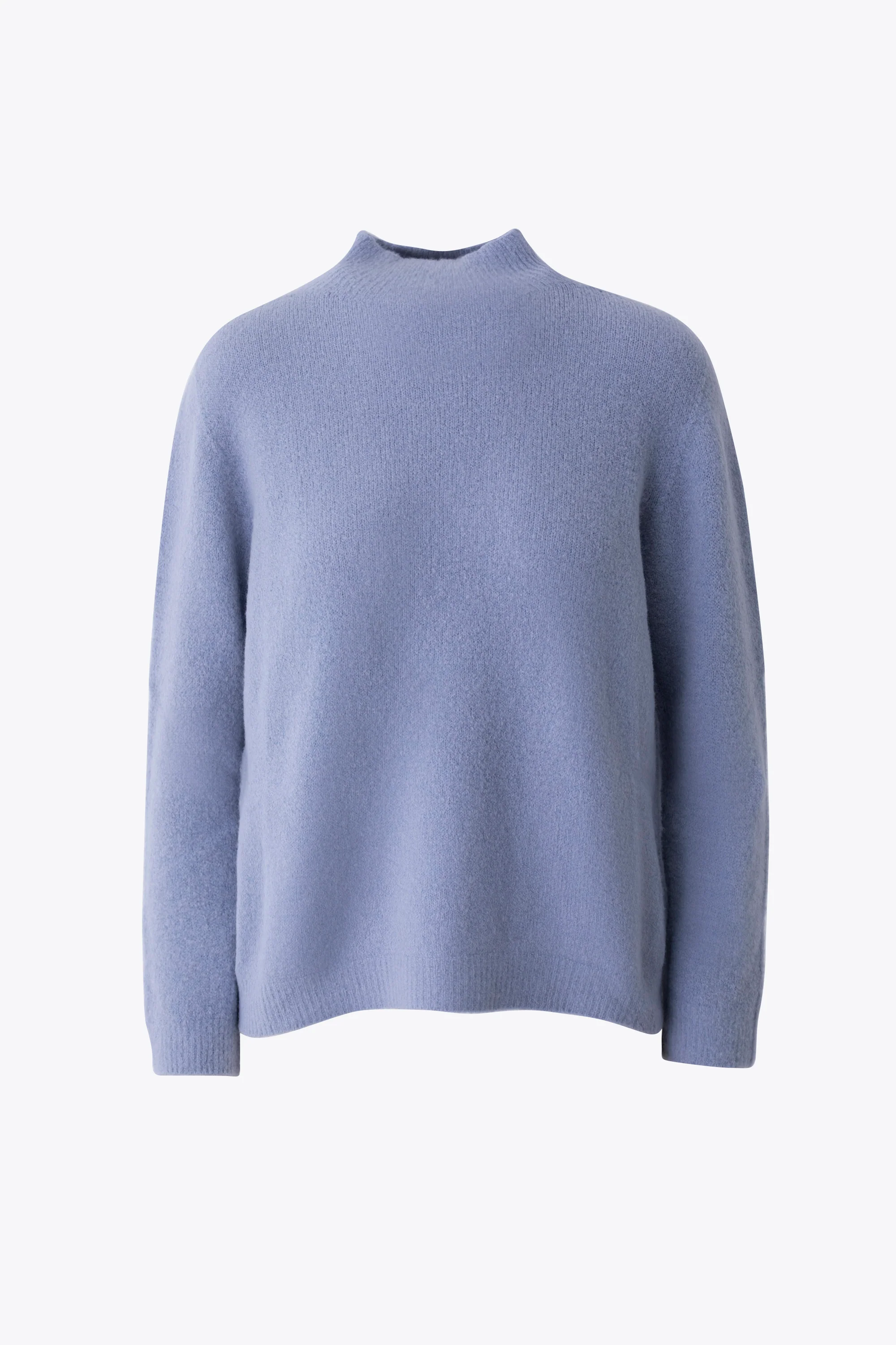 Pullover in misto lana con collo a cratere - FW26