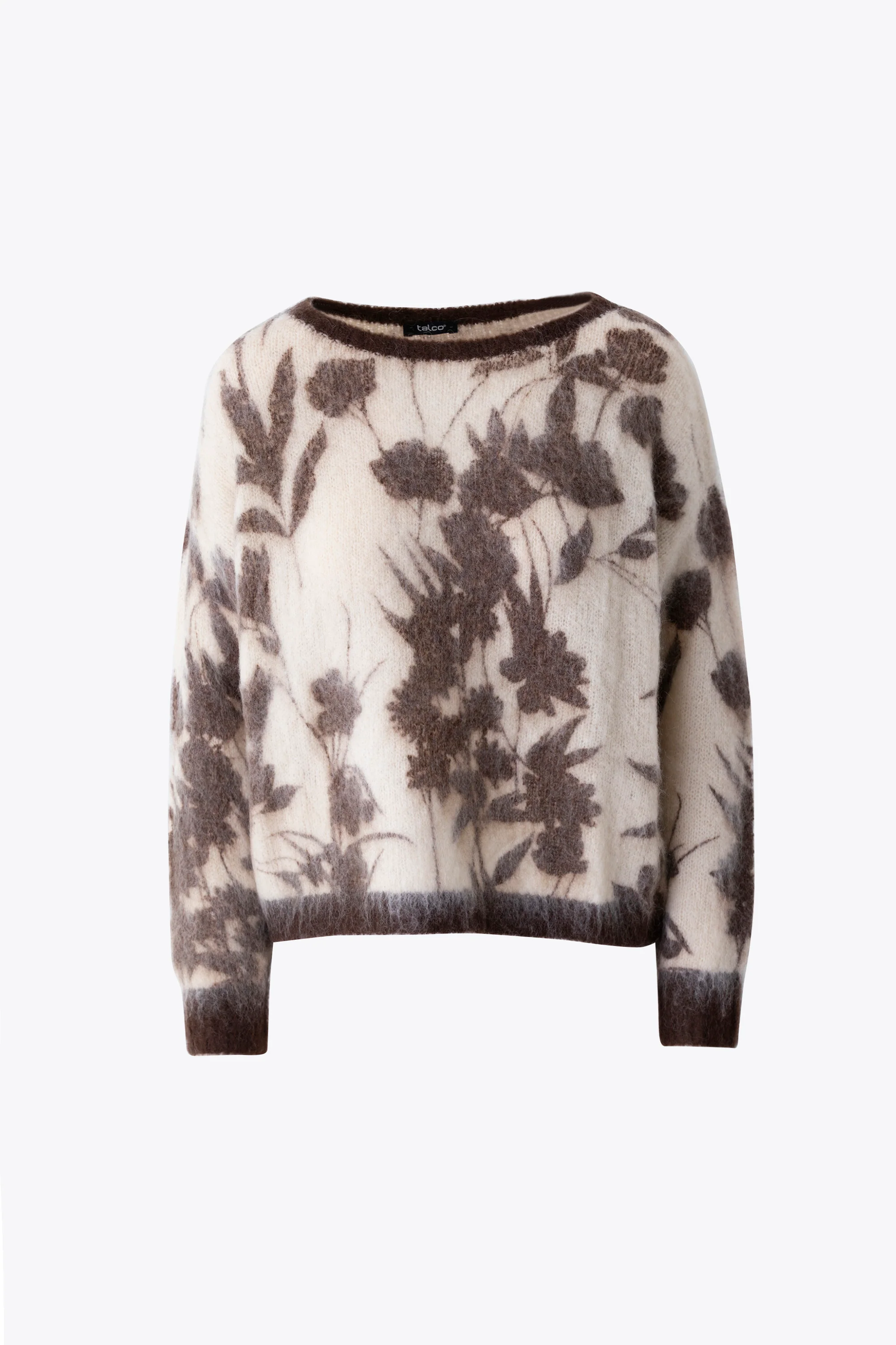 Pullover in misto mohair con stampa floreale - FW26 - Image 7