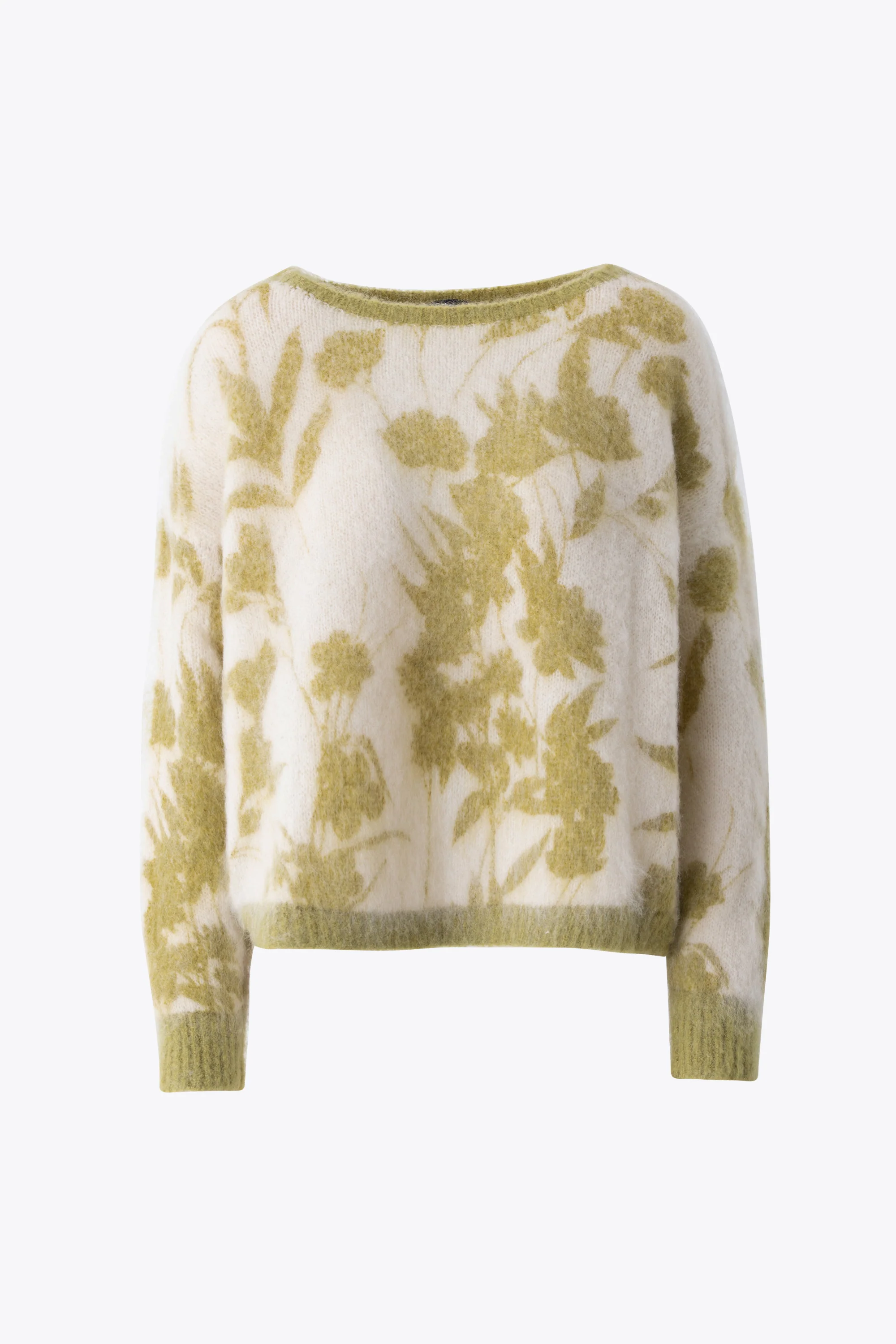 Pullover in misto mohair con stampa floreale - FW26 - Image 8