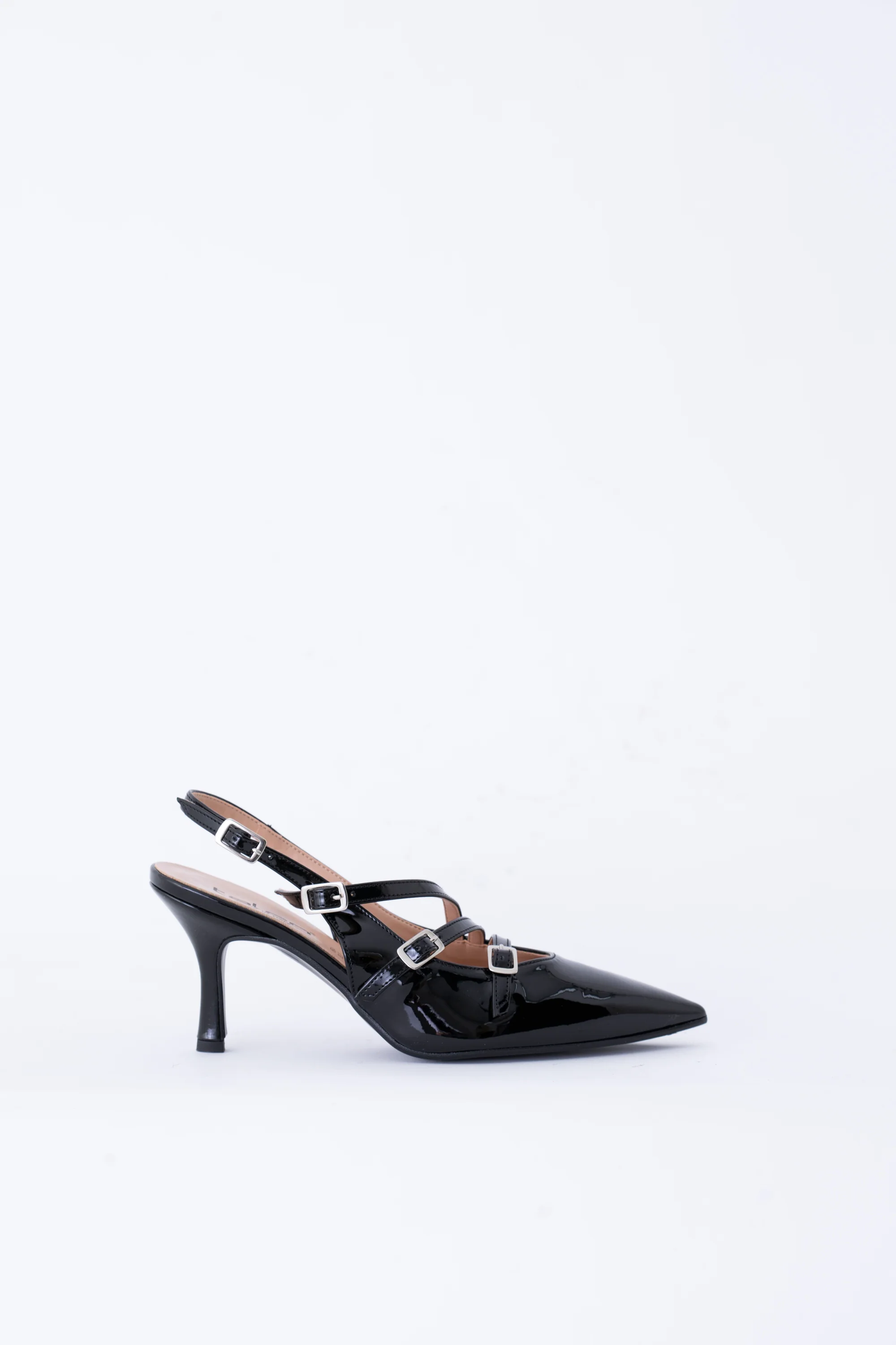 Slingback lucida con cinturini - FW26