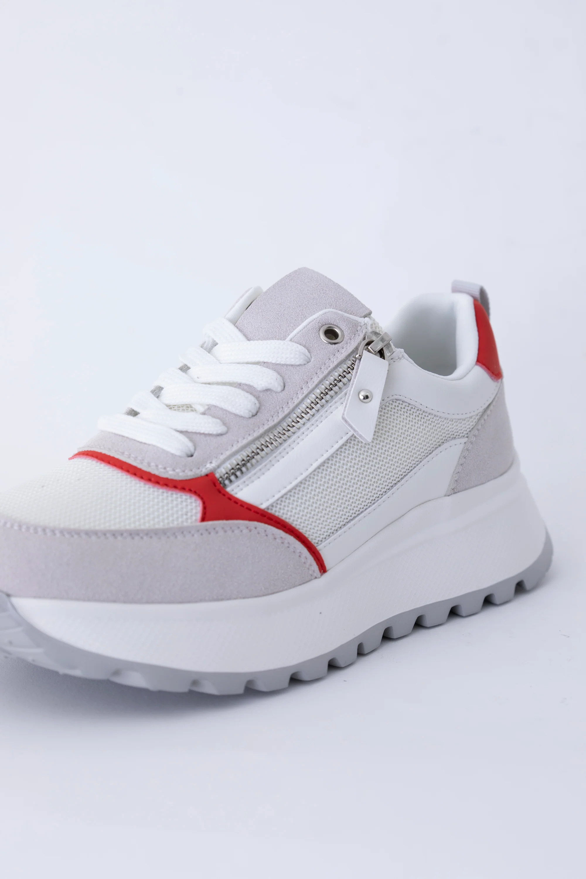Sneakers multi texture con cerniera - PE26 - Image 4