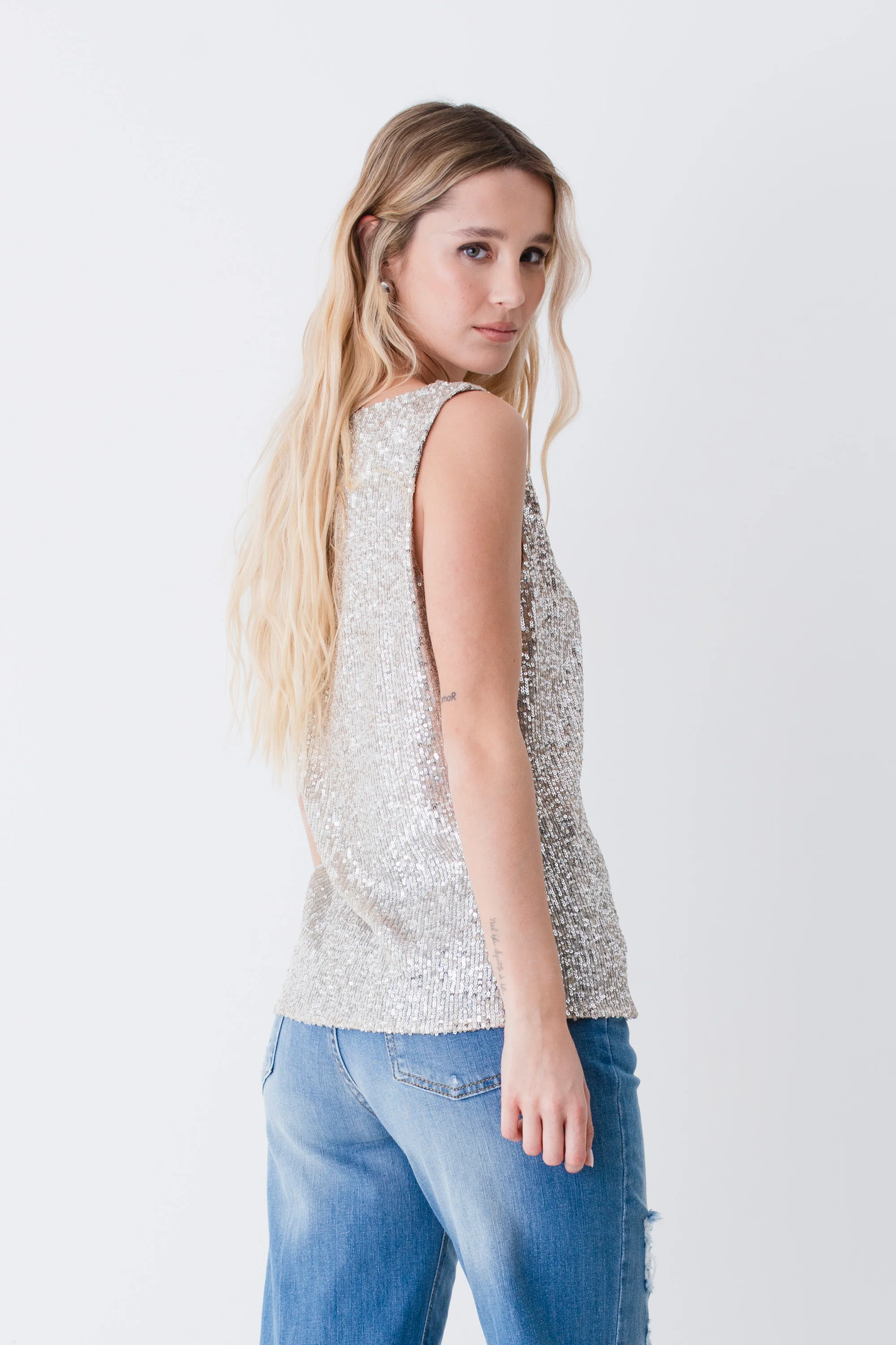 Top in paillettes - PE26 - Image 4