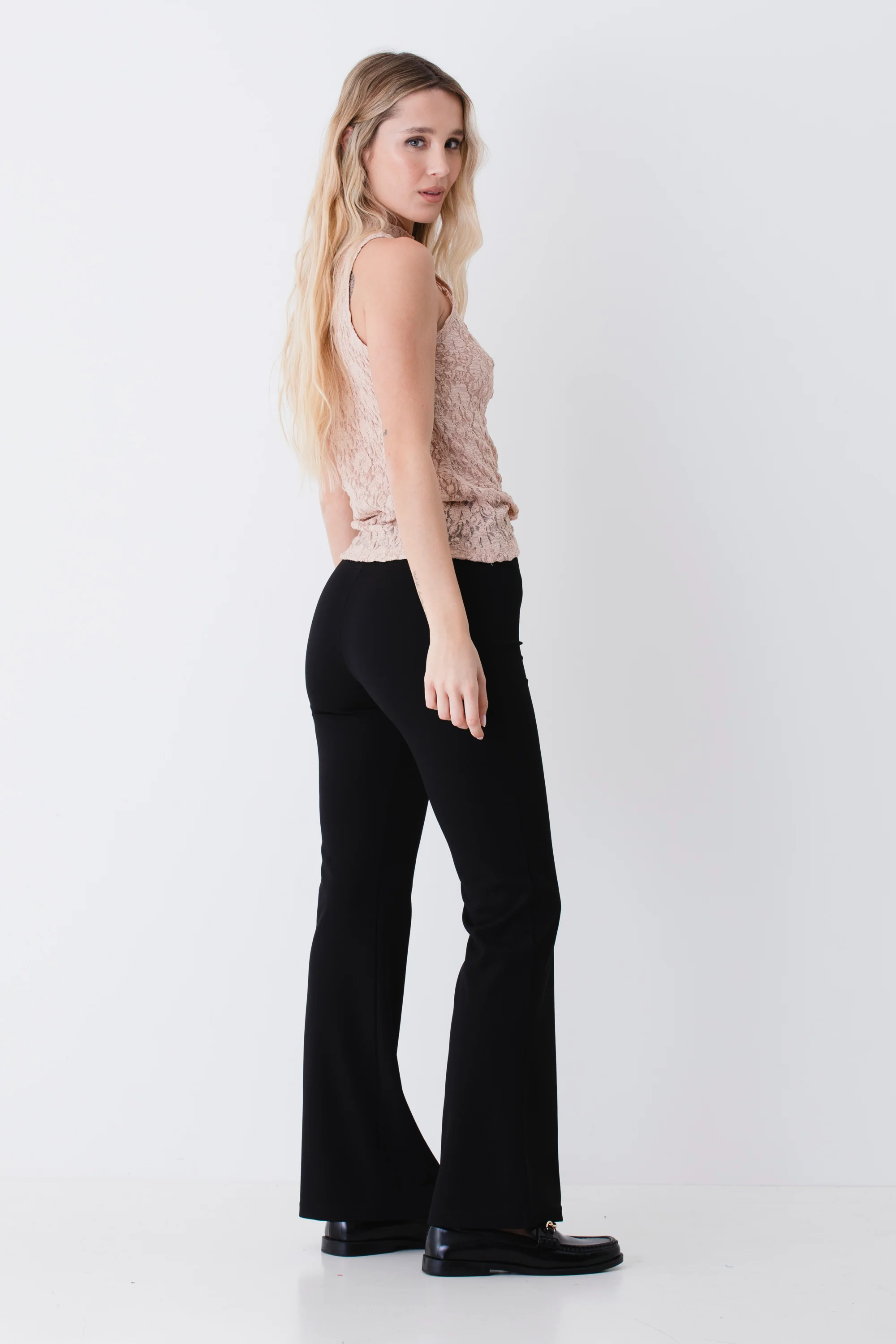 Top in pizzo macramé elasticizzato - PE26 - Image 4